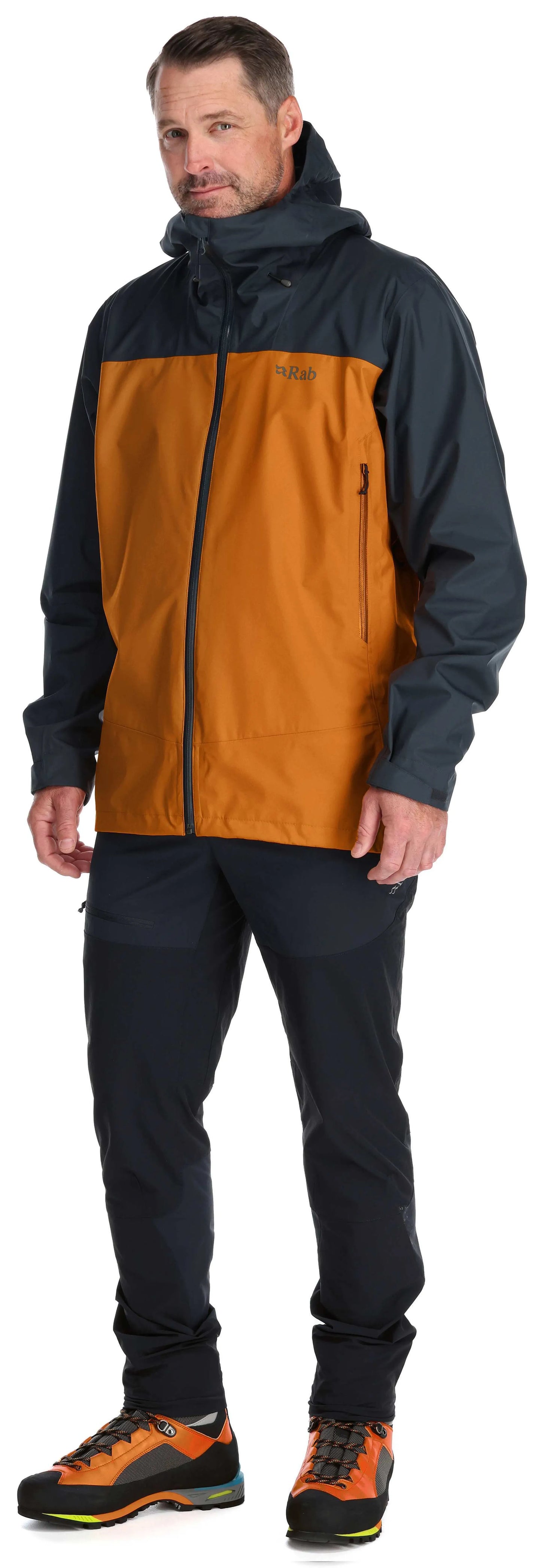 Rab Arc Eco Jacket Beluga/Marmalade / XXL