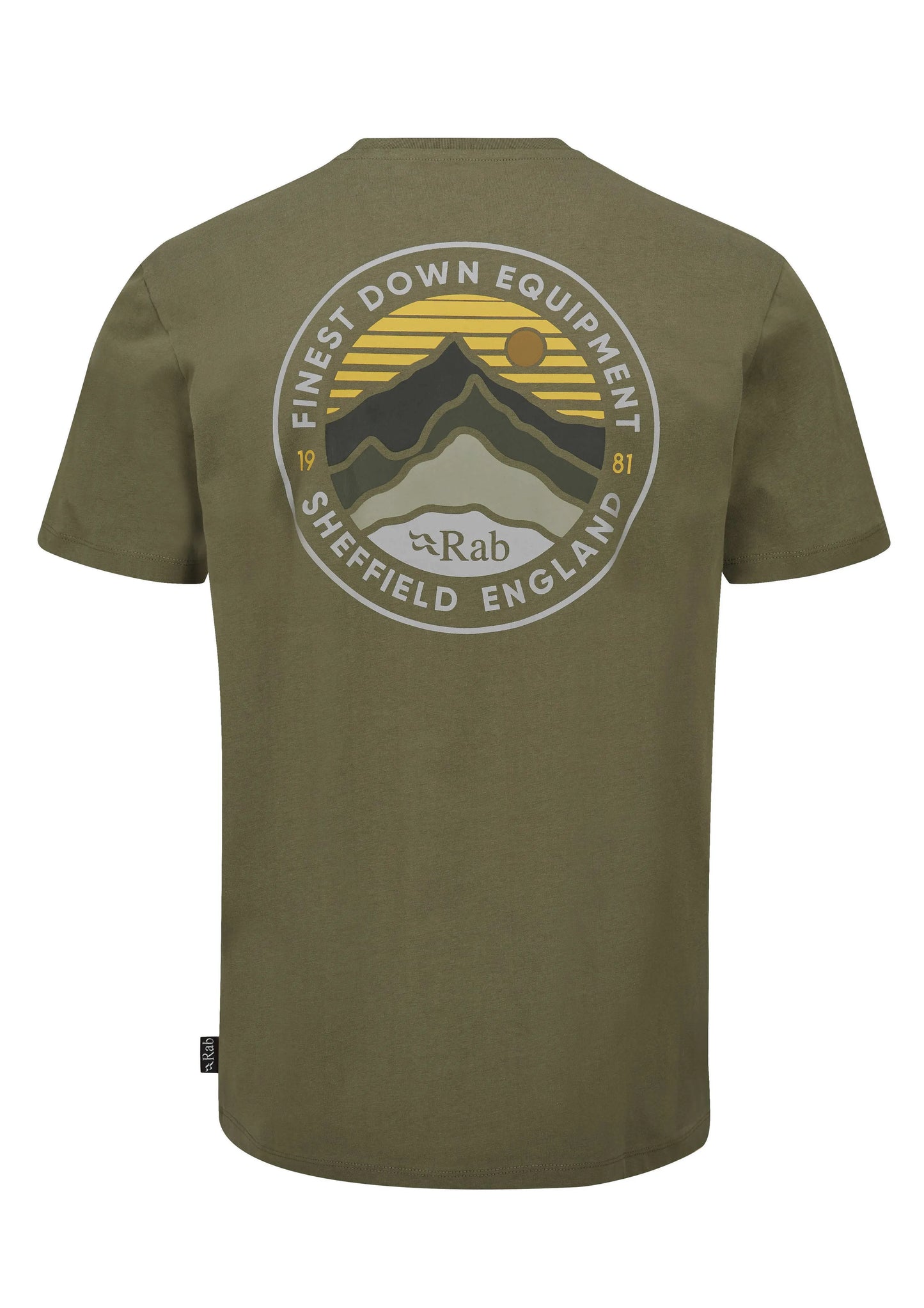 Rab Basecamp 3 Peaks Tee Light Khaki / XXL