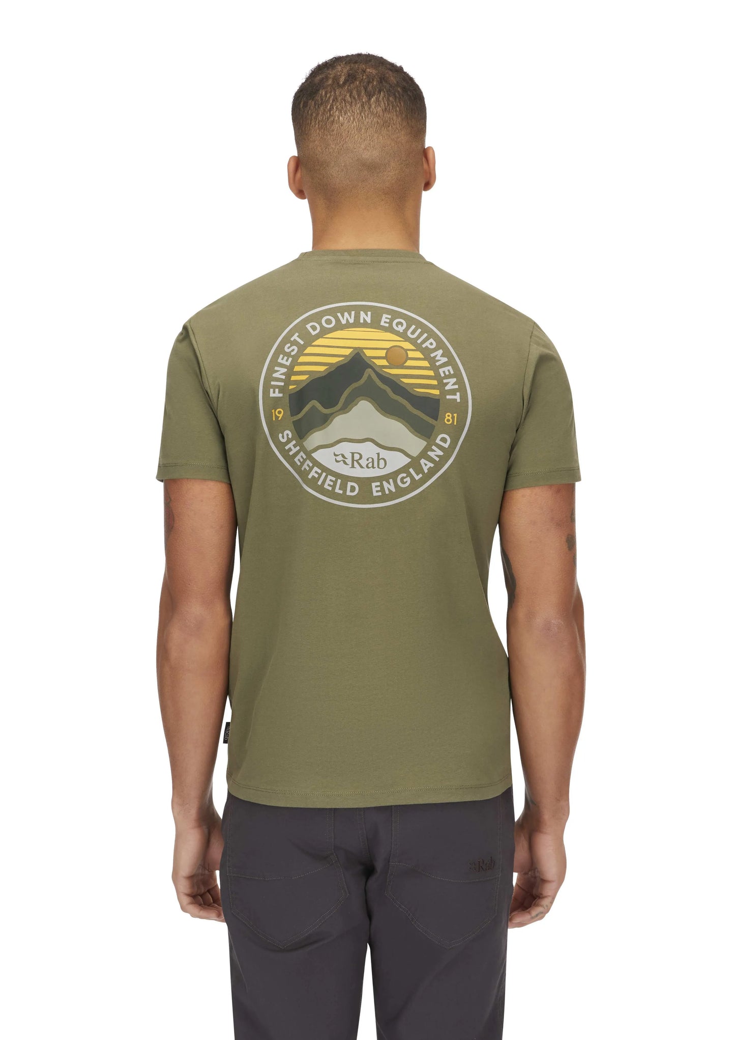 Rab Basecamp 3 Peaks Tee Light Khaki / XXL