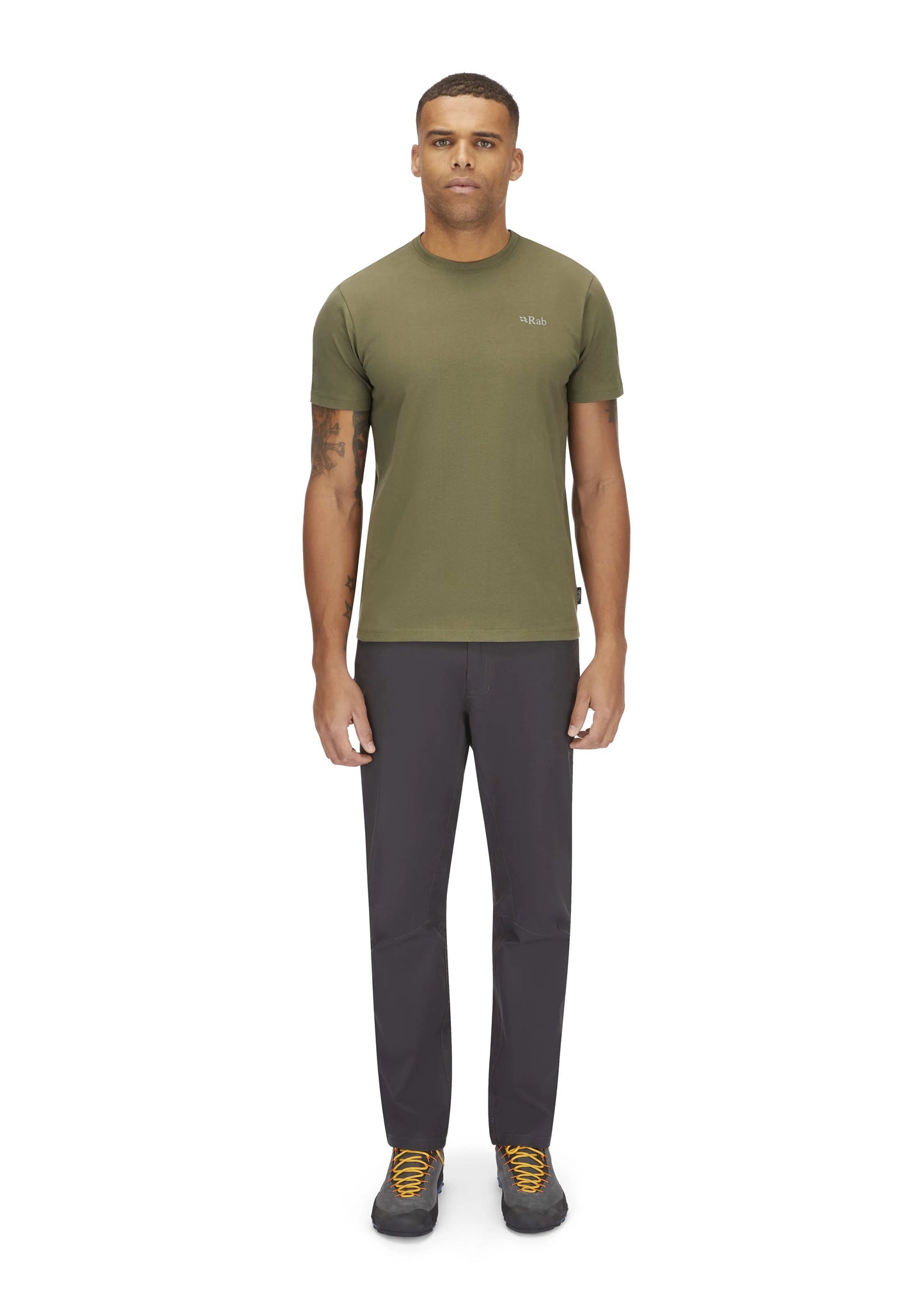 Rab Basecamp 3 Peaks Tee Light Khaki / XXL
