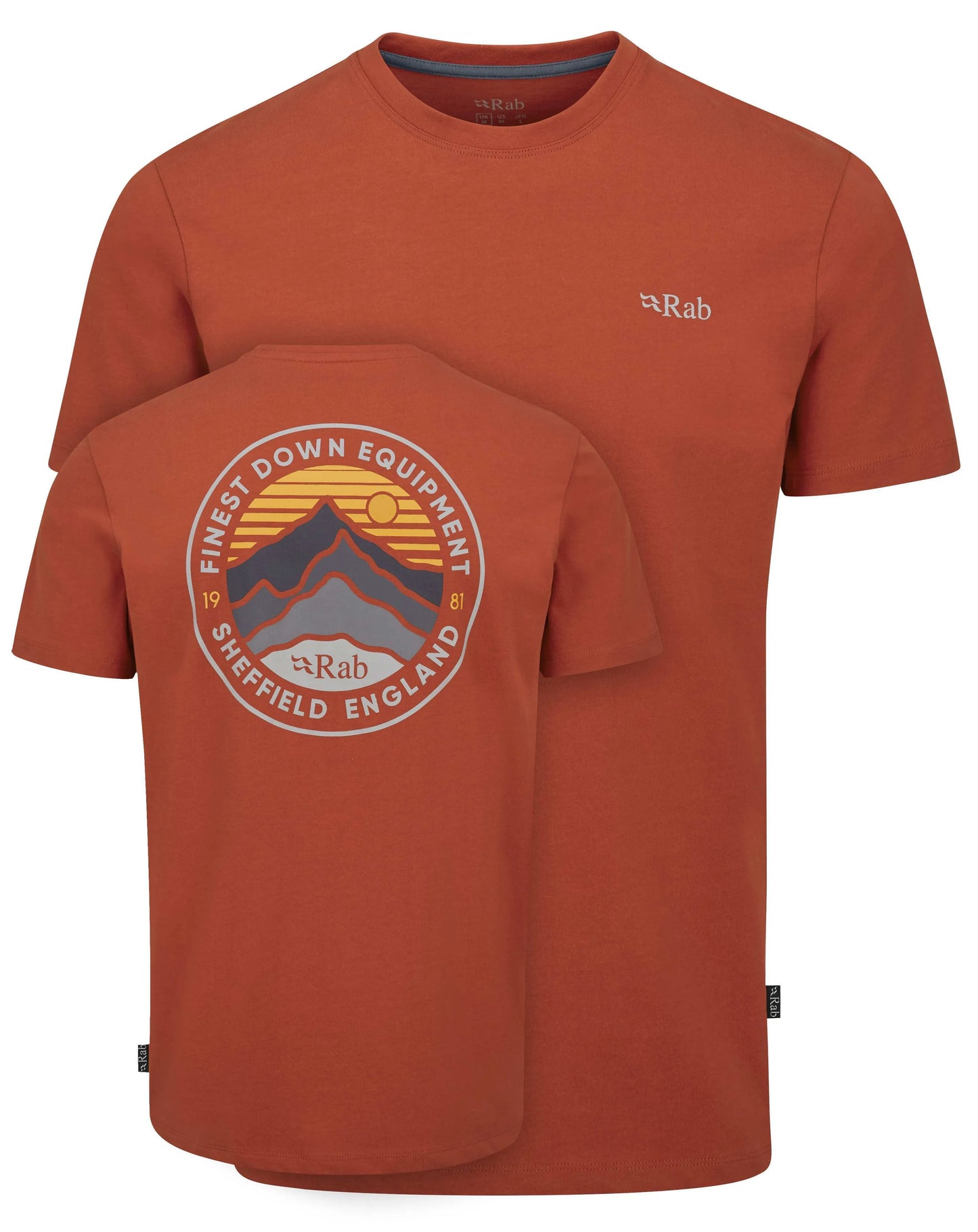 Rab Basecamp 3 Peaks Tee Red Clay / XXL