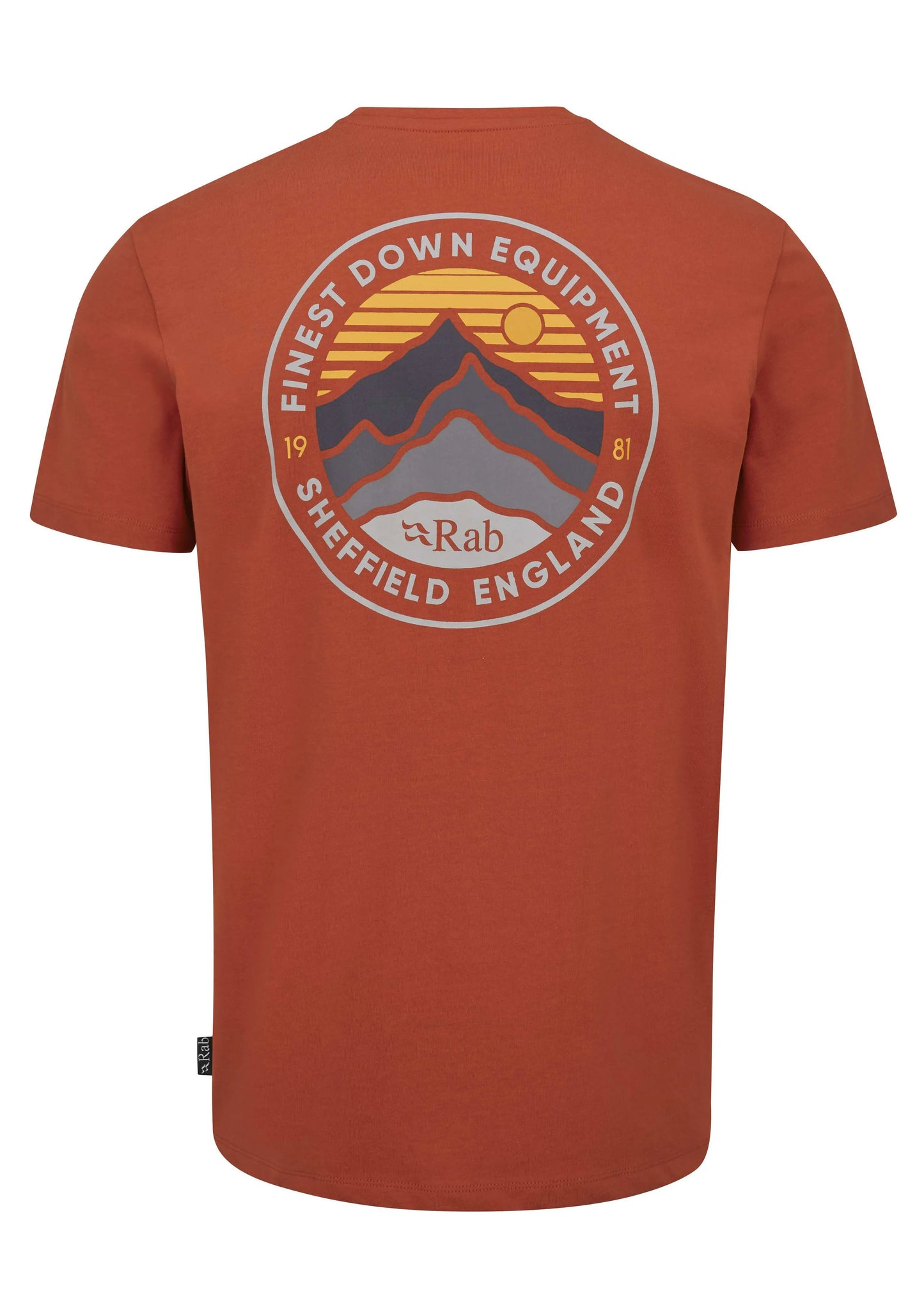 Rab Basecamp 3 Peaks Tee Red Clay / XXL