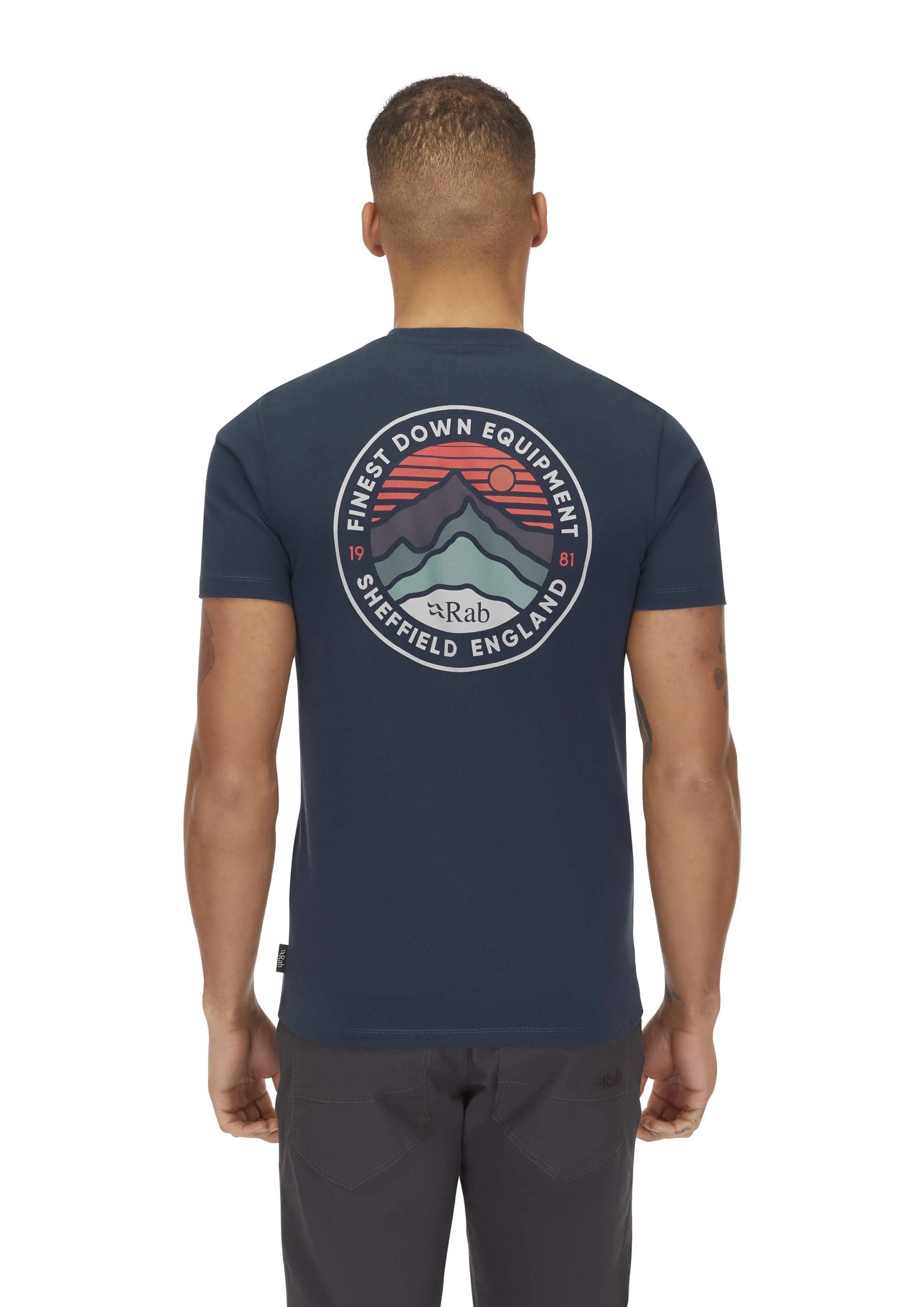 Rab Basecamp 3 Peaks Tee Tempest Blue / XXL