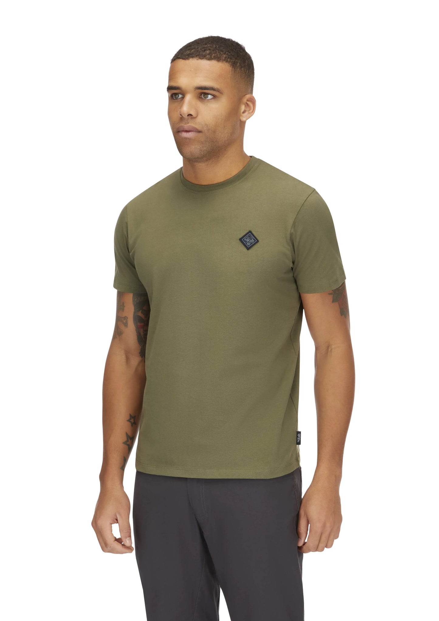 Rab Basecamp Logo Badge Tee Light Khaki / XXL