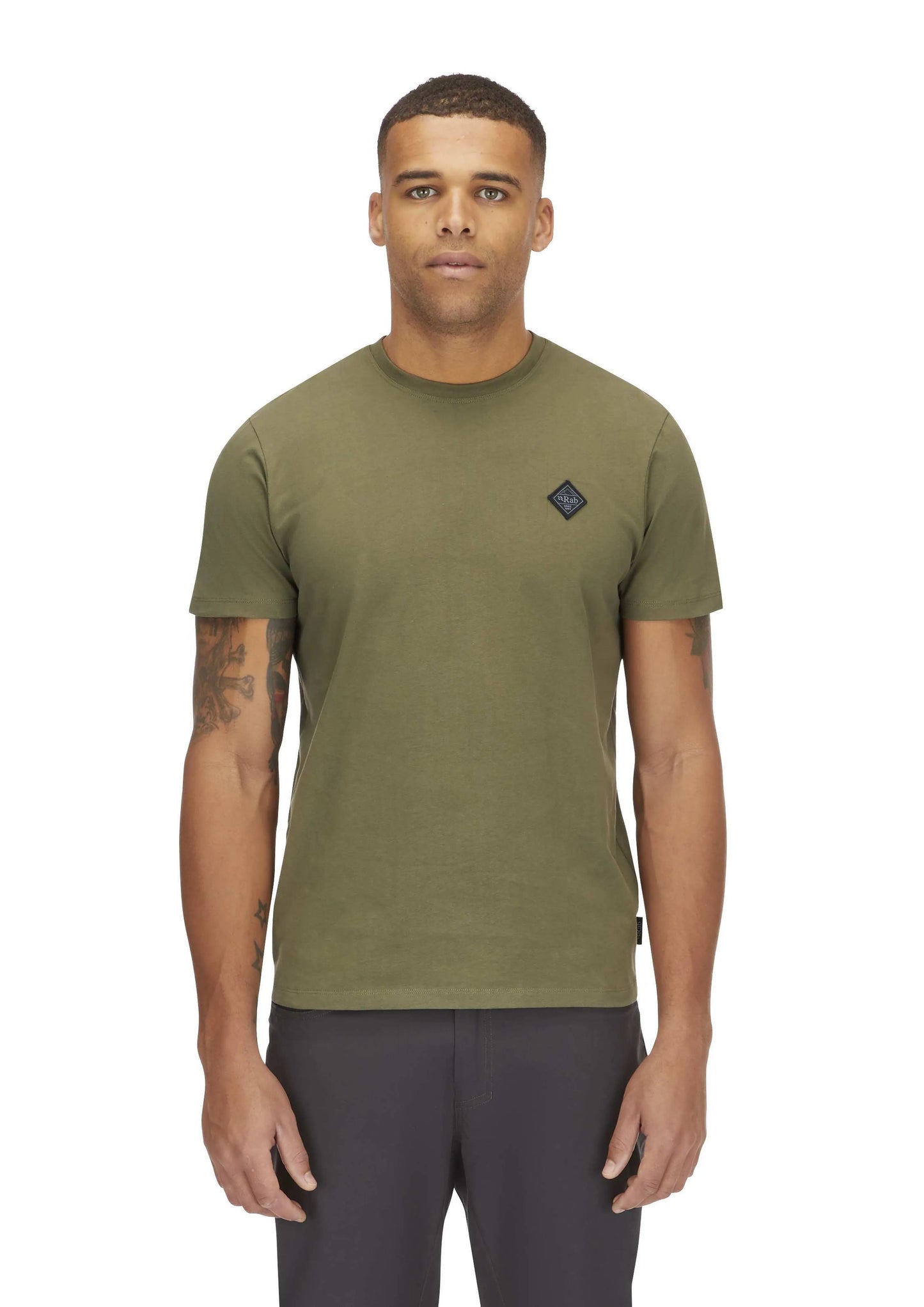 Rab Basecamp Logo Badge Tee Light Khaki / XXL