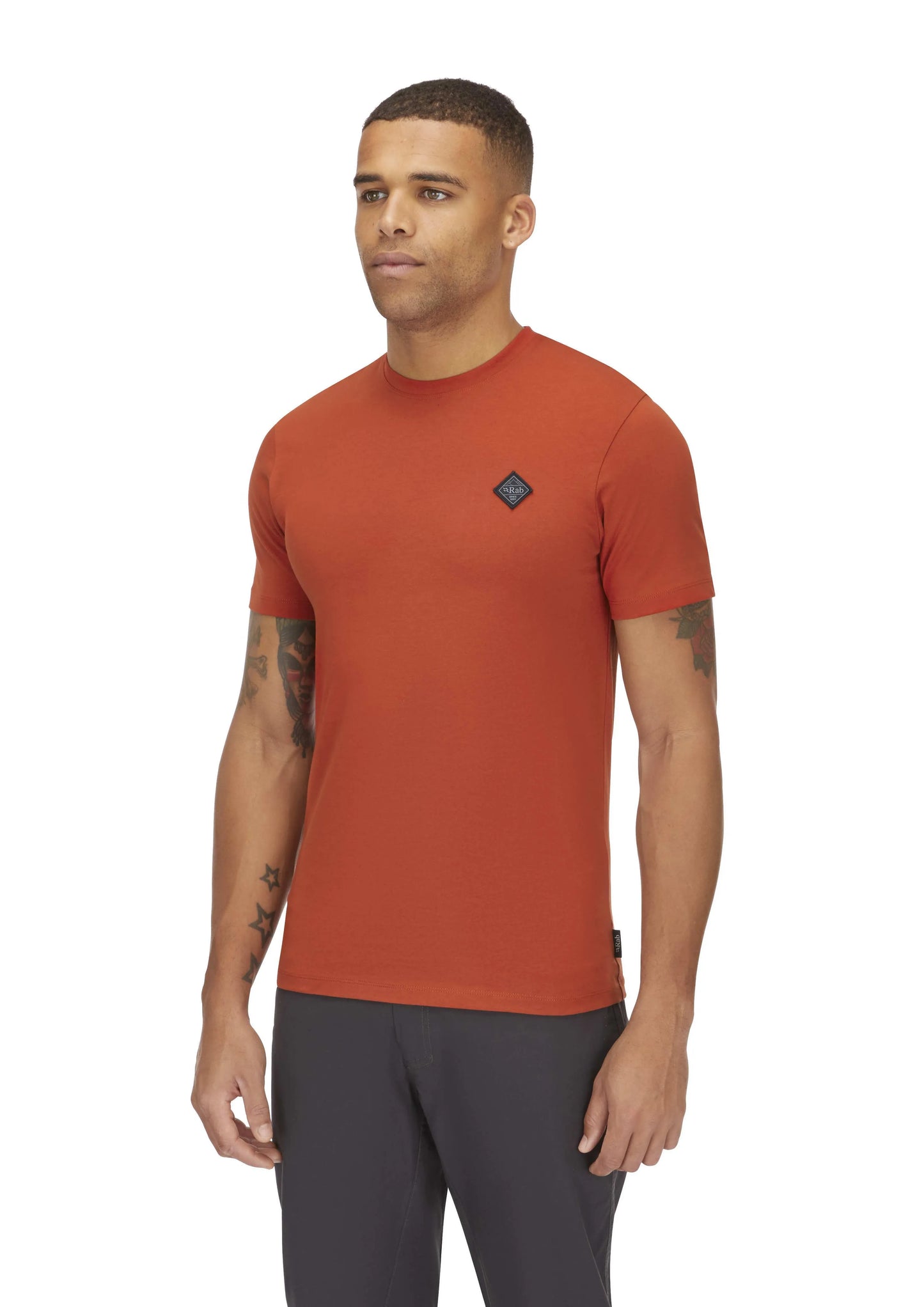Rab Basecamp Logo Badge Tee Red Clay / XXL