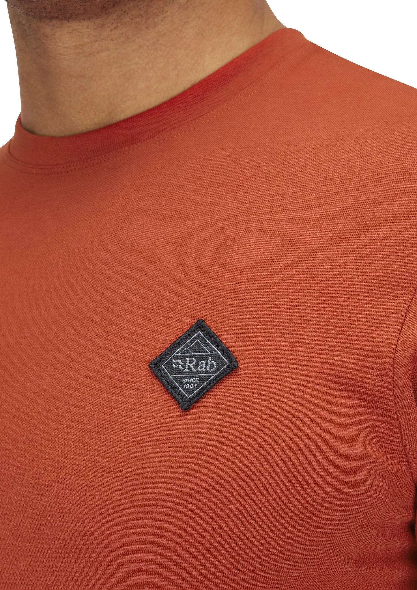 Rab Basecamp Logo Badge Tee Red Clay / XXL