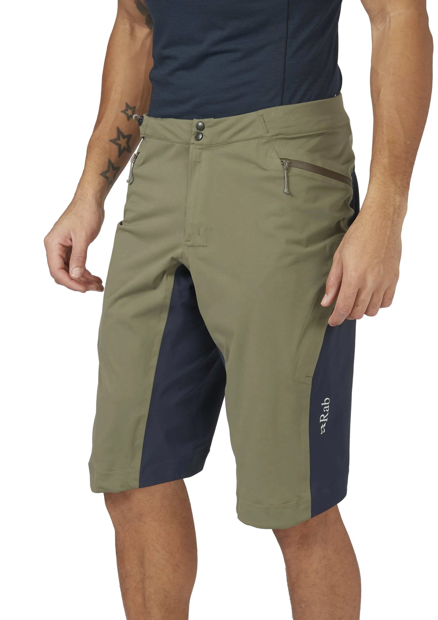 Rab Cinder Kinetic Shorts Light Khaki / XL