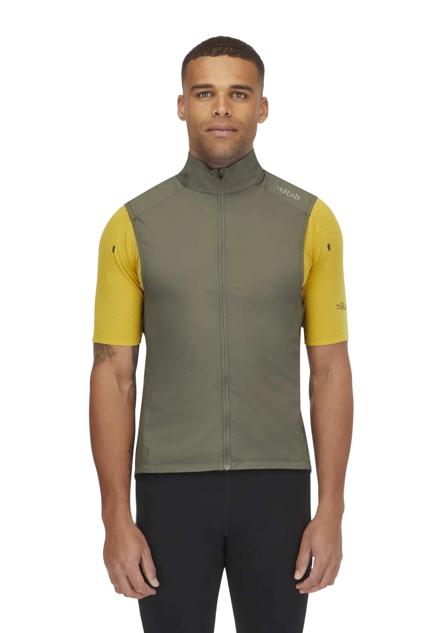 Rab Cinder Windveil Vest Light Khaki / XXL