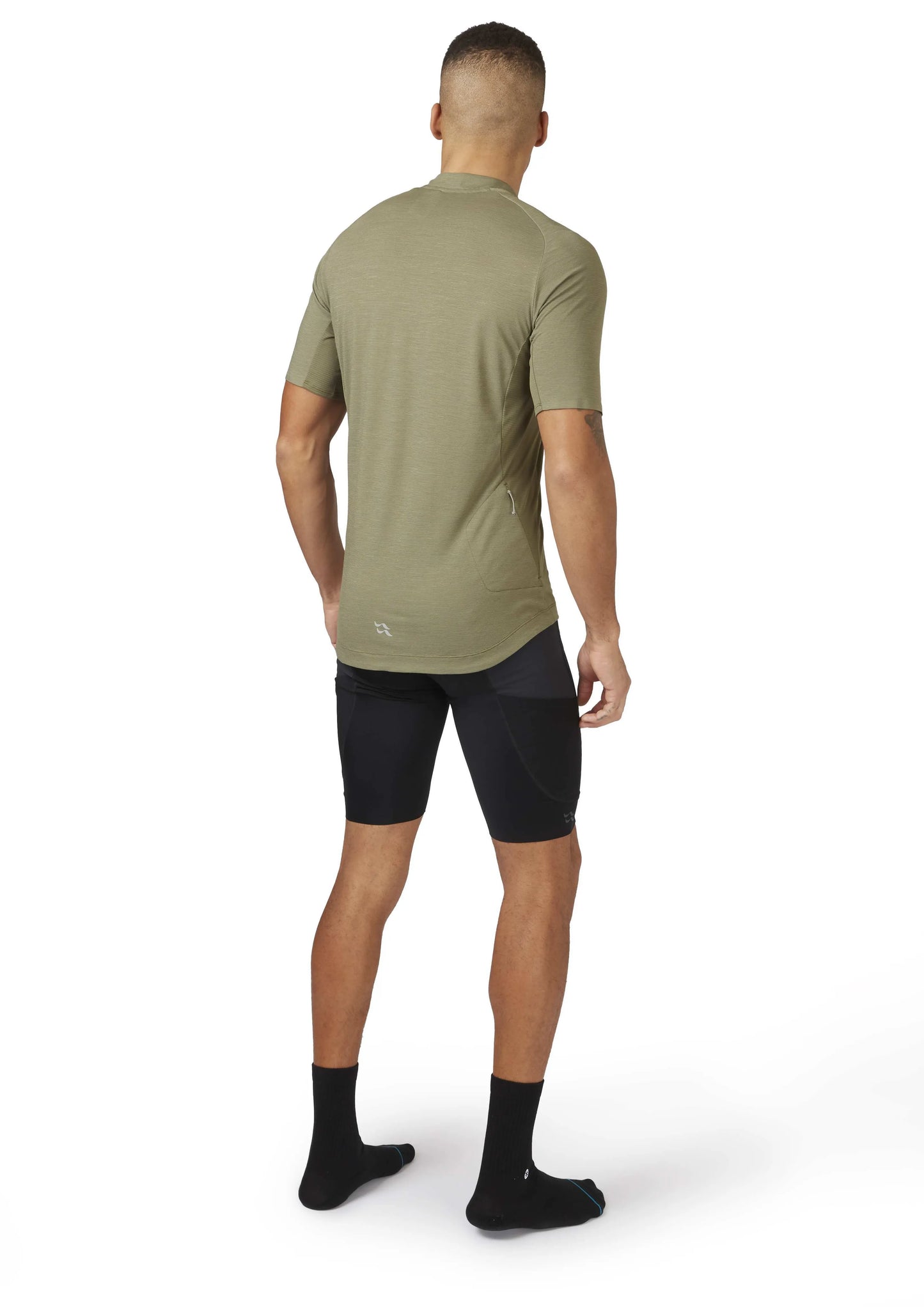 Rab Cindercrino Zip Tee Light Khaki / XL