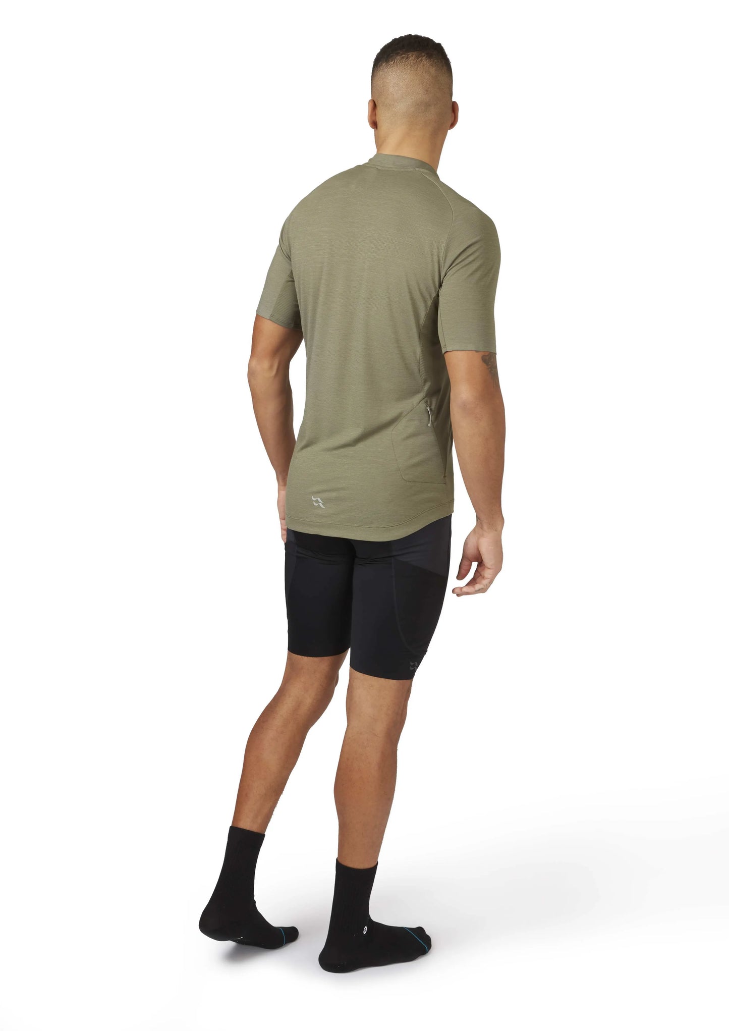 Rab Cindercrino Zip Tee Light Khaki / XL