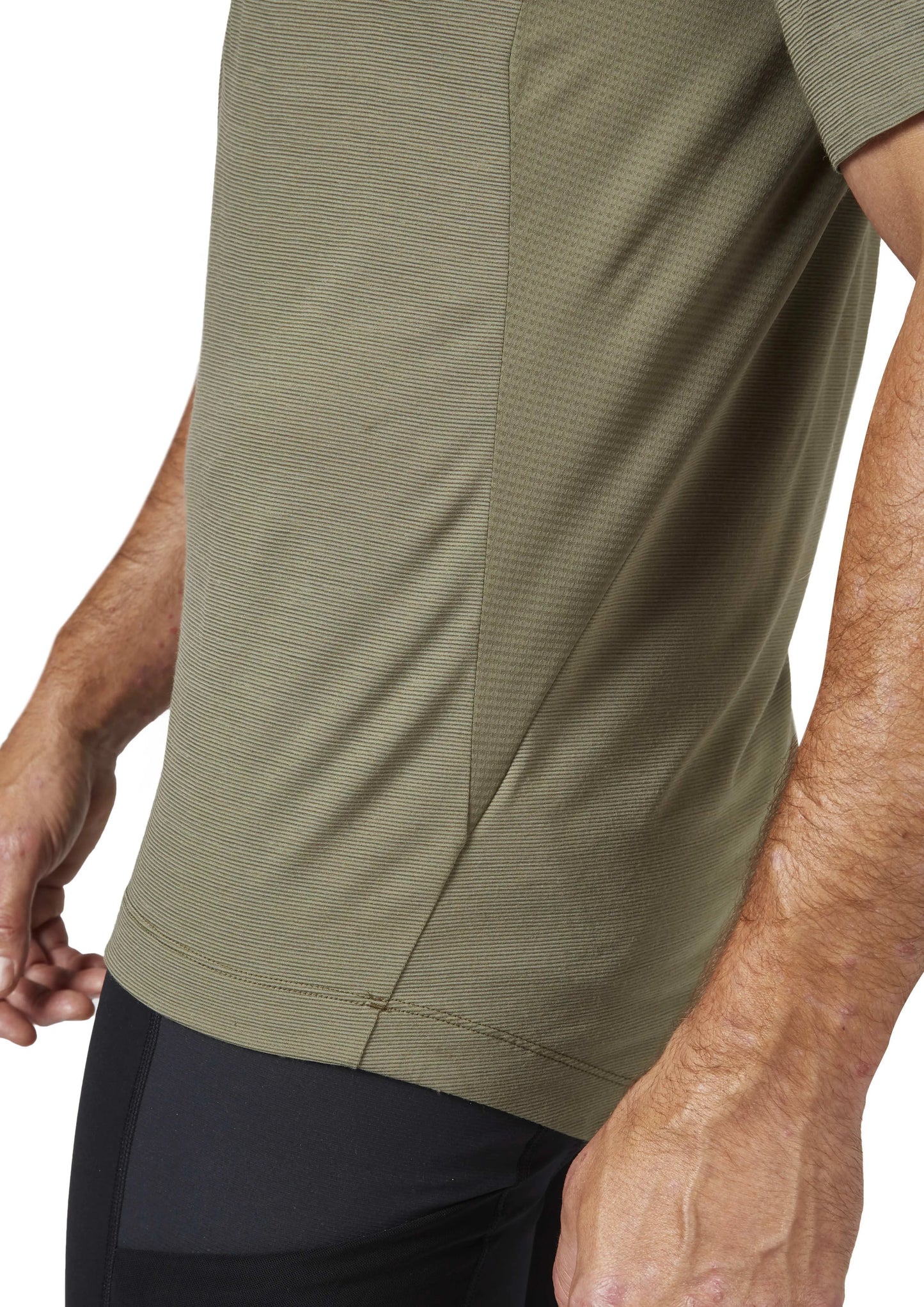 Rab Cindercrino Zip Tee Light Khaki / XL