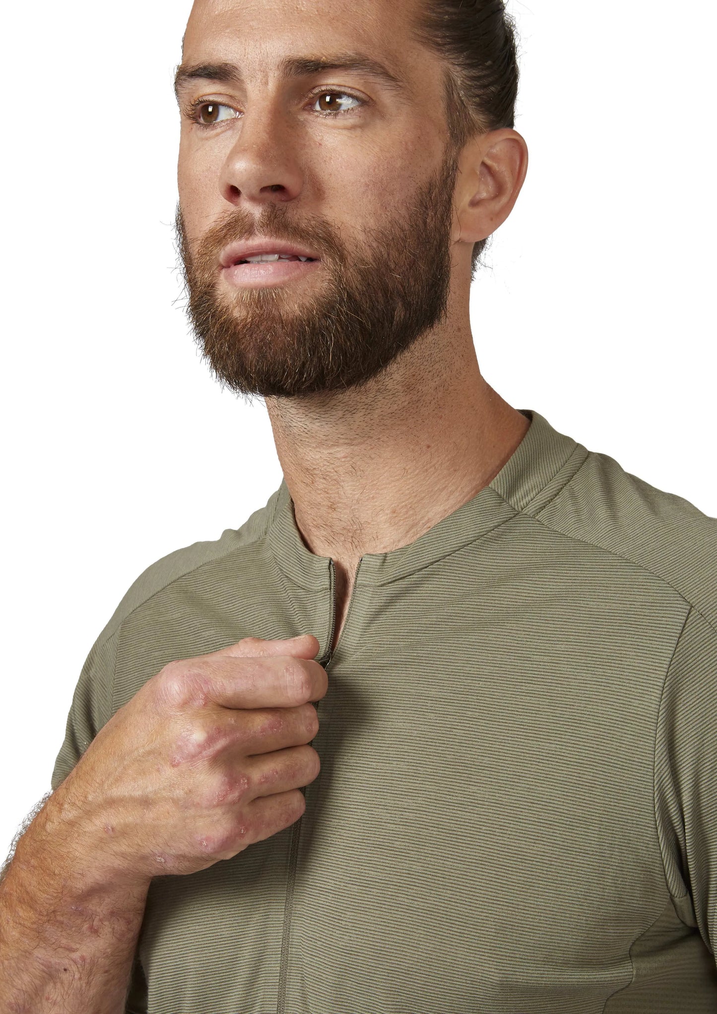 Rab Cindercrino Zip Tee Light Khaki / XL