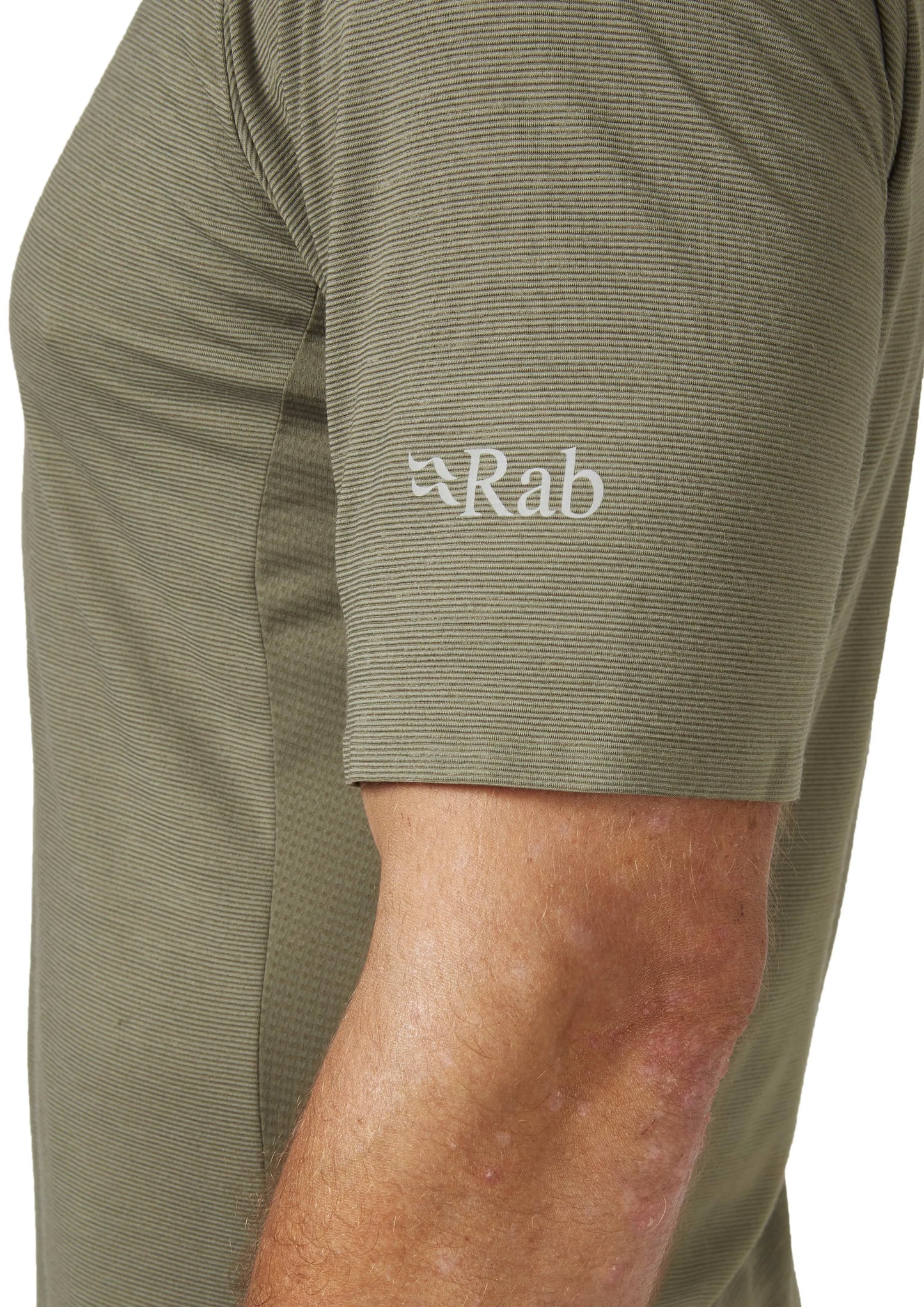 Rab Cindercrino Zip Tee Light Khaki / XL
