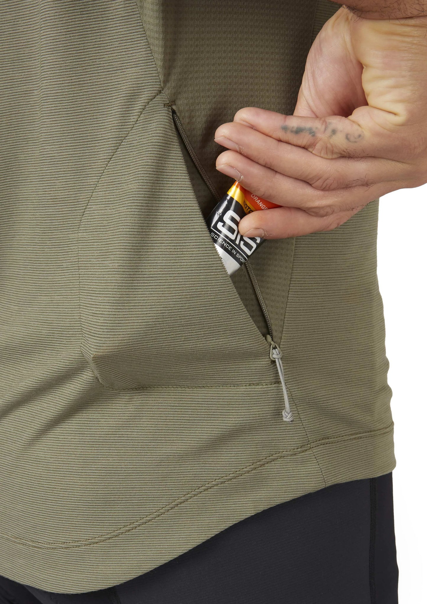 Rab Cindercrino Zip Tee Light Khaki / XL