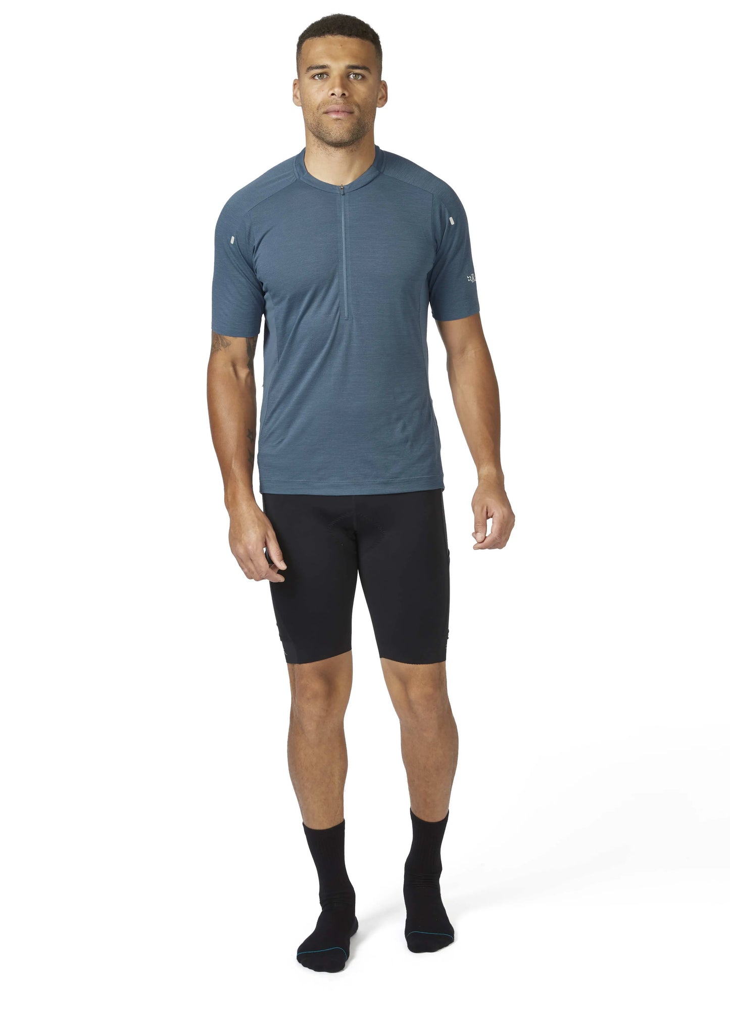 Rab Cindercrino Zip Tee Orion Blue / XL