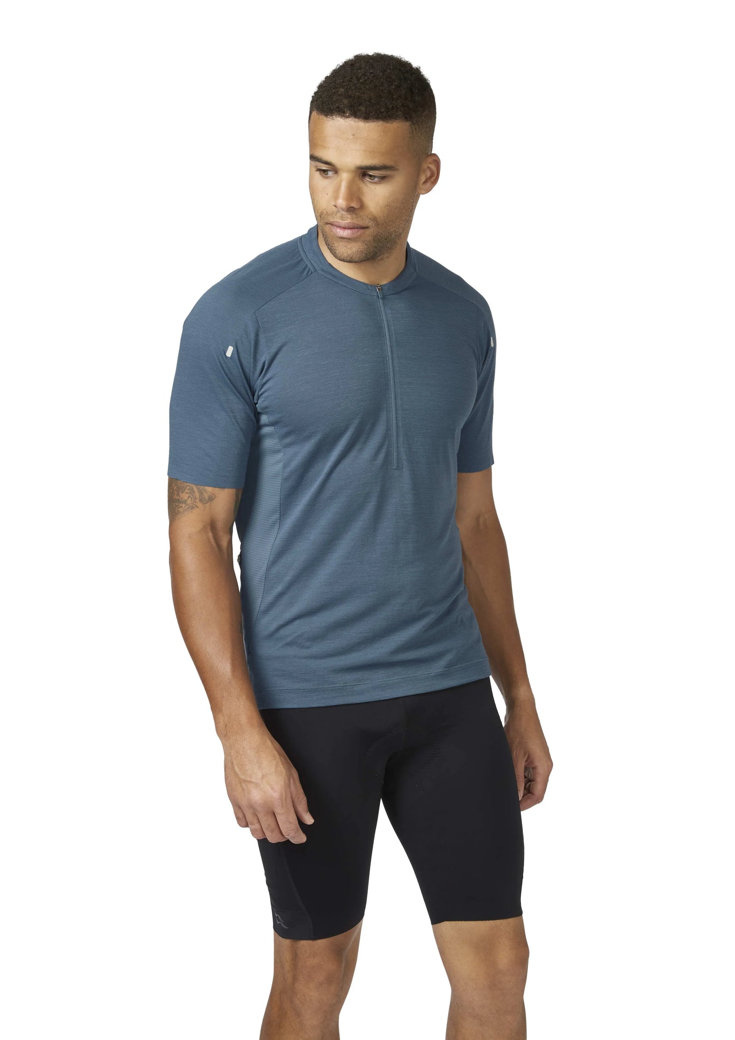 Rab Cindercrino Zip Tee Orion Blue / XL