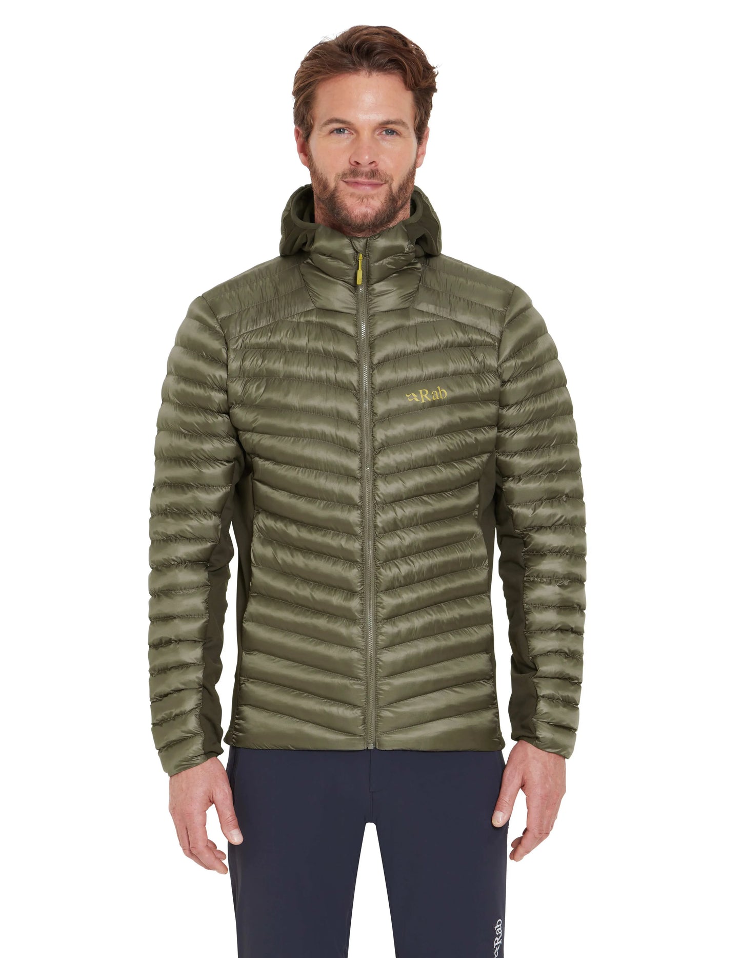 Rab Cirrus Flex Hoody Light Khaki/Army / XXL