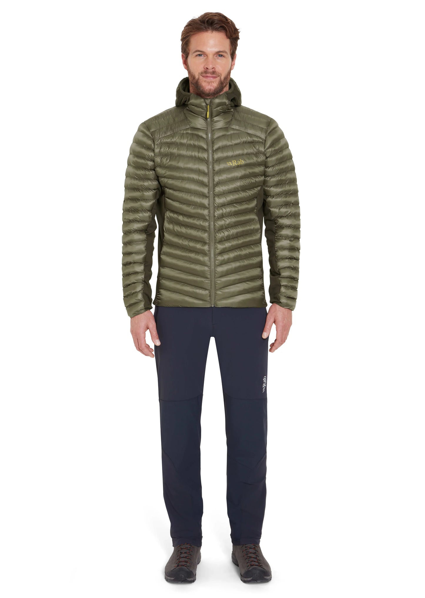 Rab Cirrus Flex Hoody Light Khaki/Army / XXL