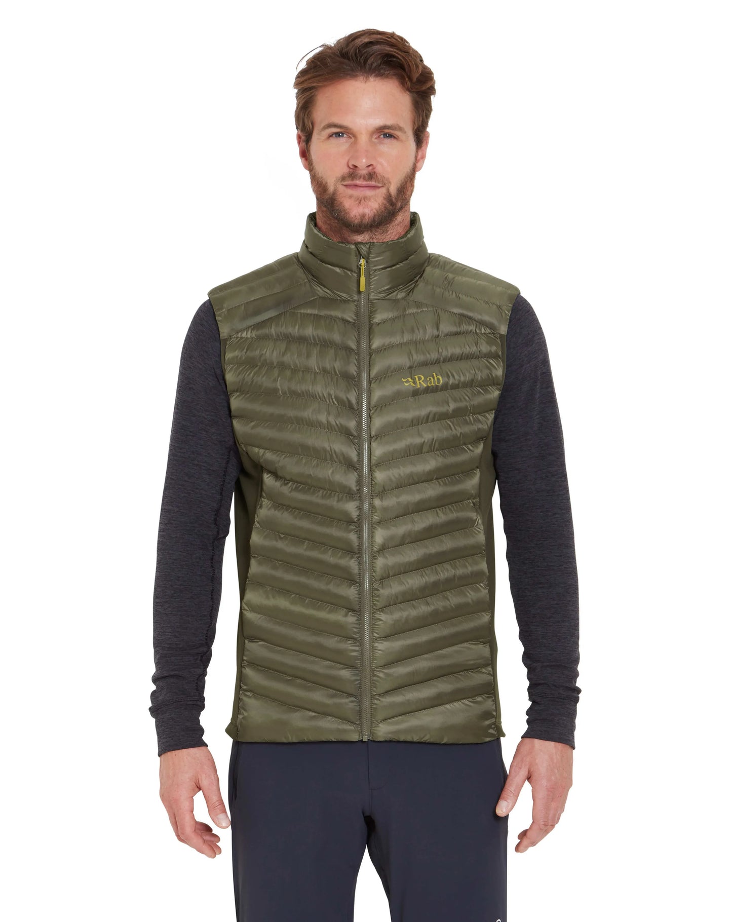 Rab Cirrus Flex Vest Light Khaki/Army / XXL