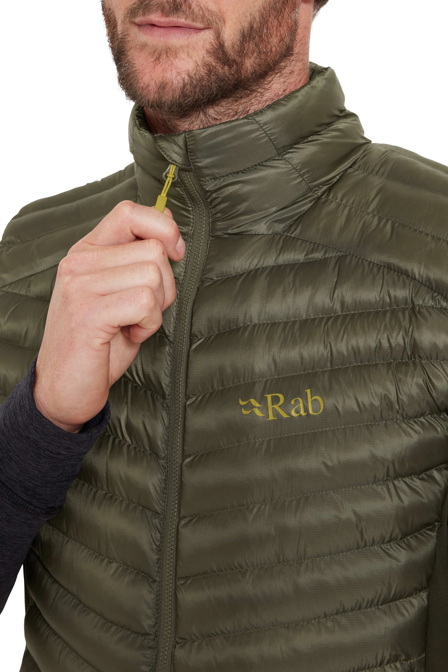 Rab Cirrus Flex Vest Light Khaki/Army / XXL