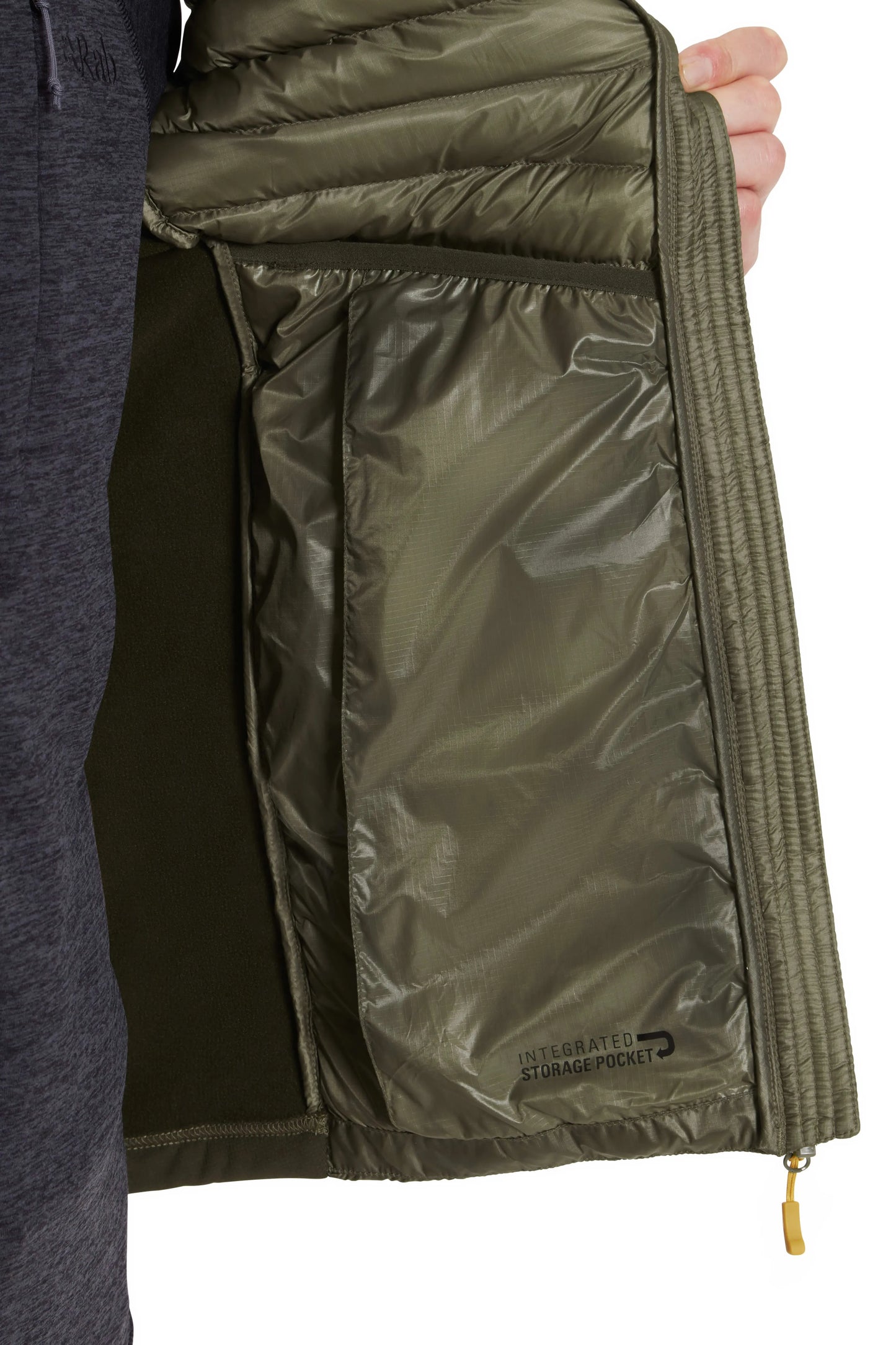 Rab Cirrus Flex Vest Light Khaki/Army / XXL