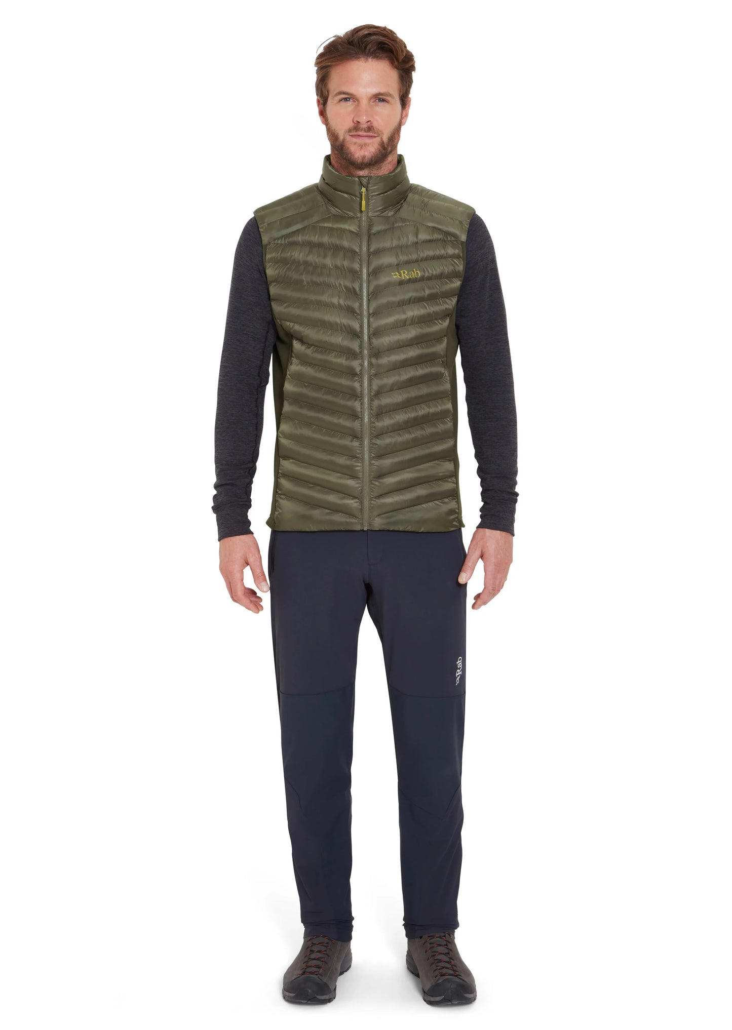 Rab Cirrus Flex Vest Light Khaki/Army / XXL