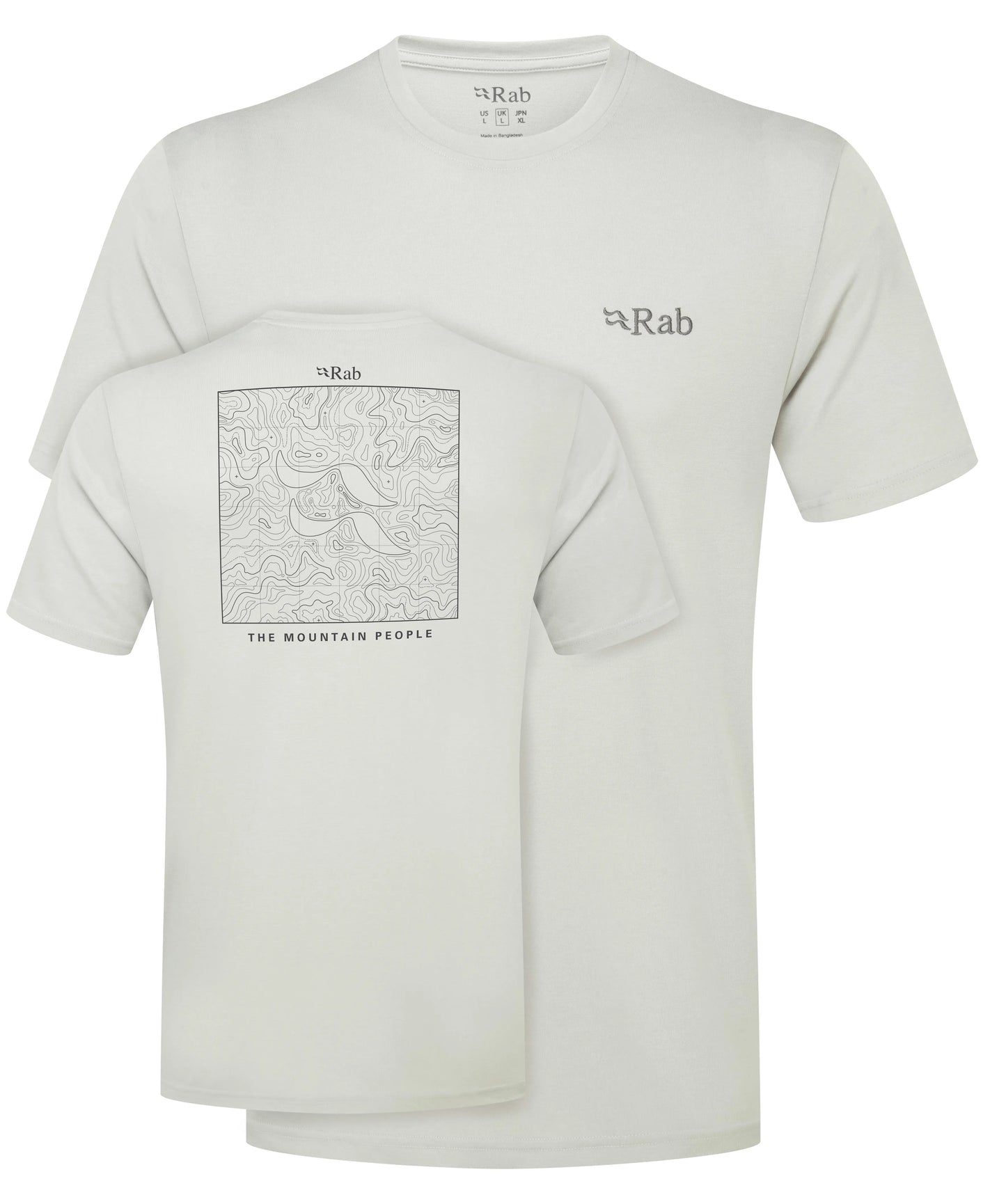 Rab Crimp Elevation Tee Light Zinc / XXL