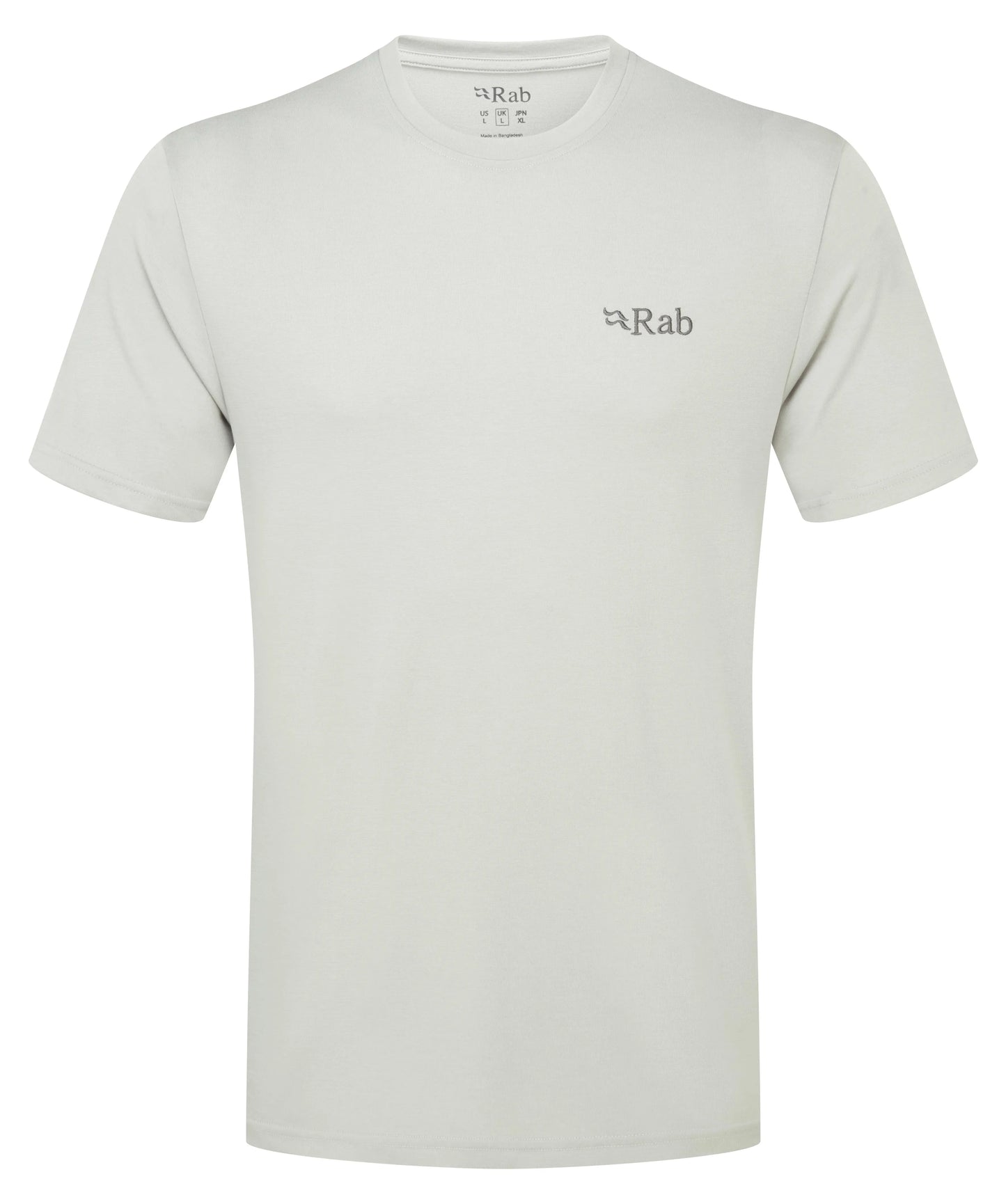 Rab Crimp Logo Tee Light Zinc / XXL