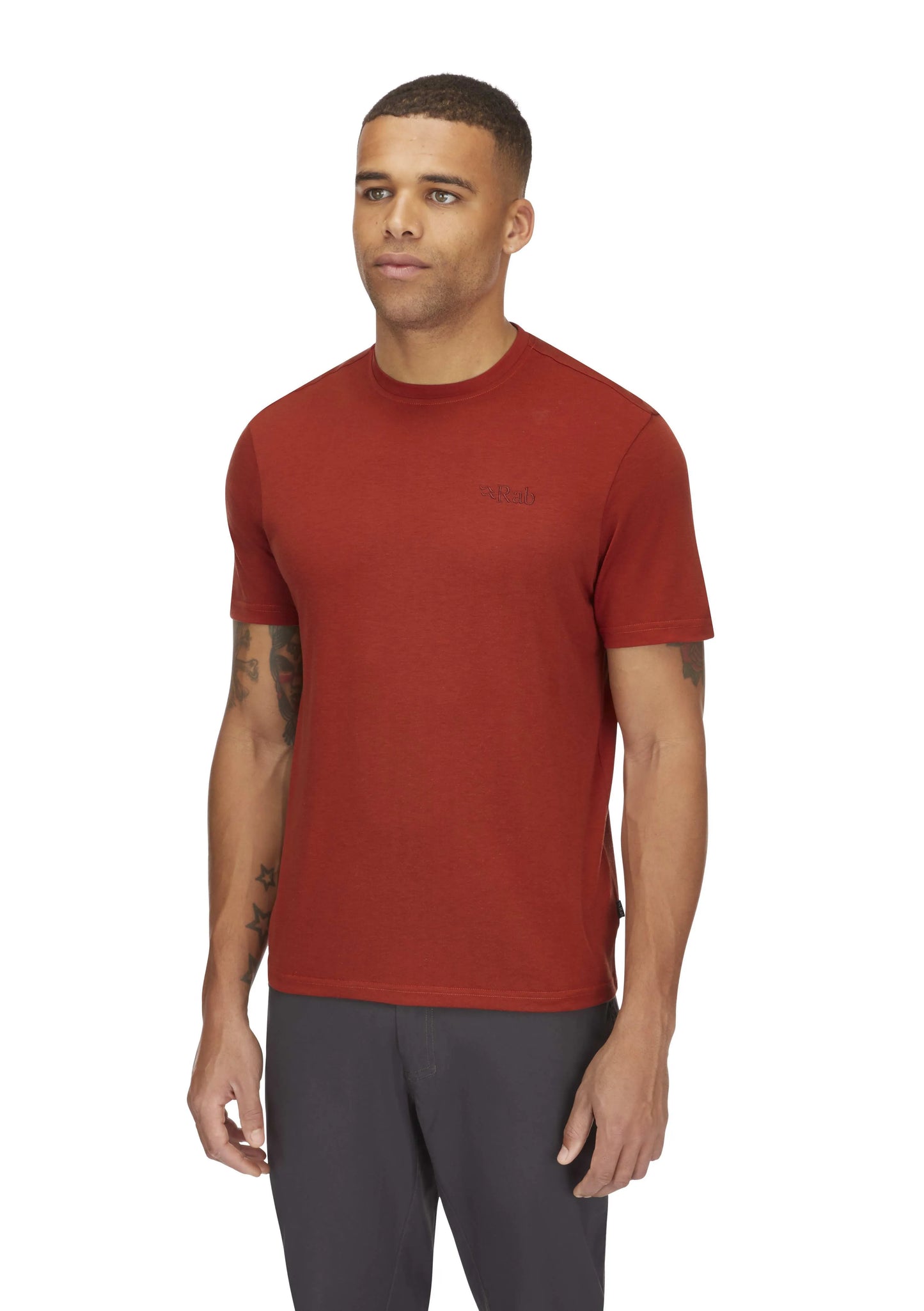 Rab Crimp Logo Tee Tuscan Red / XXL