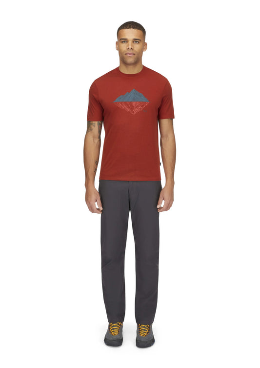 Rab Crimp Reflection Tee Tuscan Red / XXL