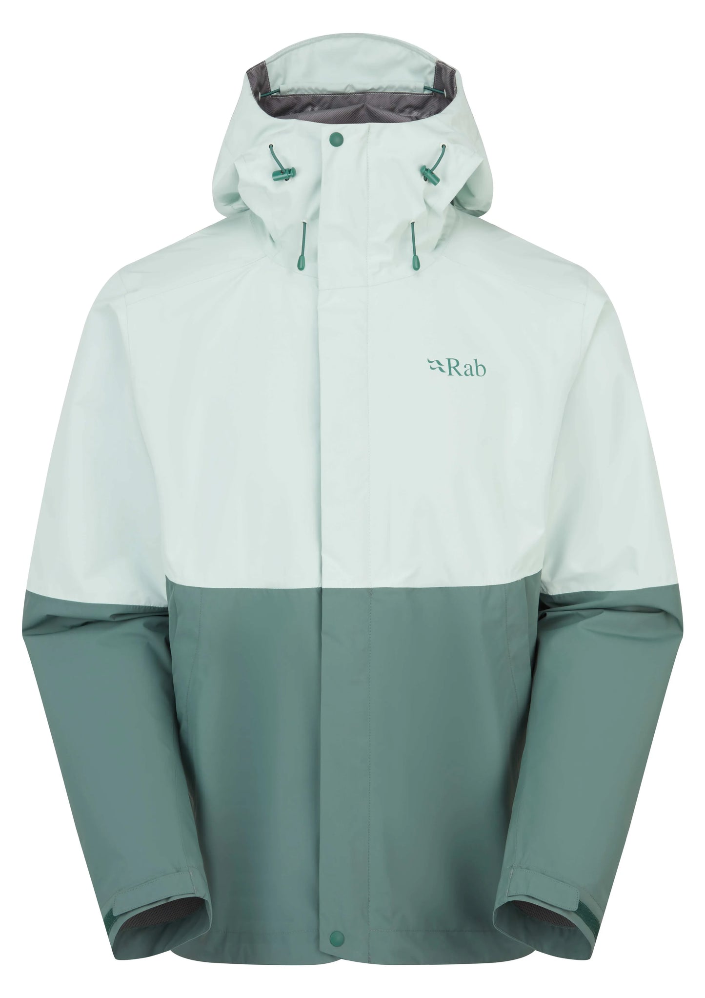 Rab Downpour Jacket Cool Mint/Sage / XXL