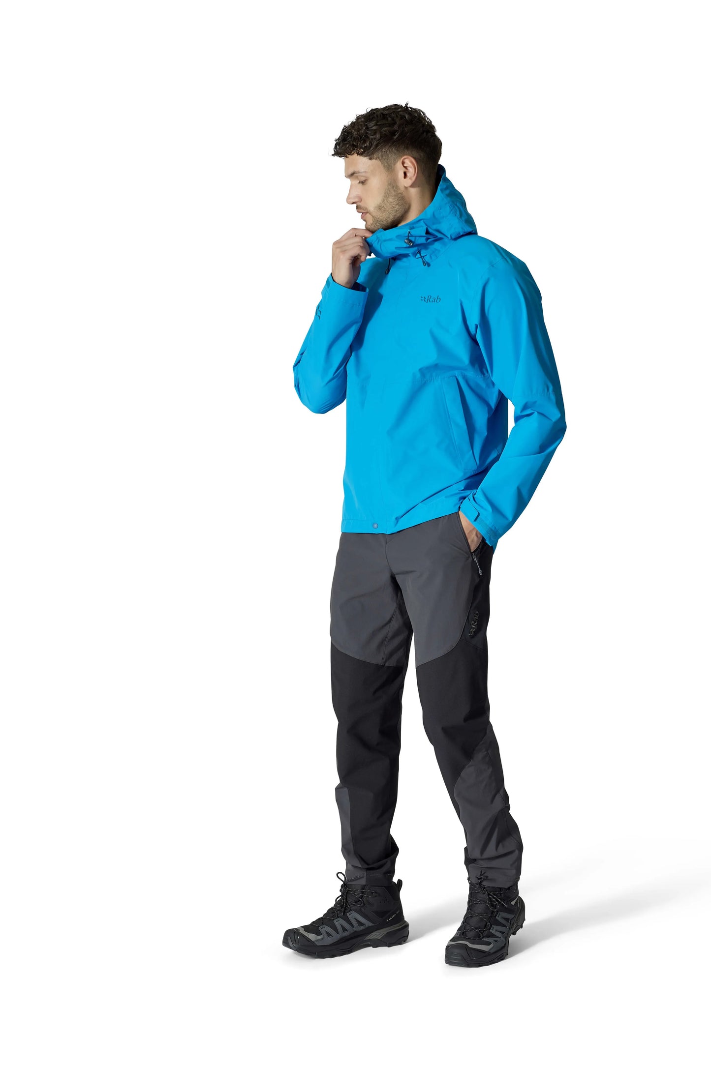 Rab Downpour Jacket Maya Blue / XXL