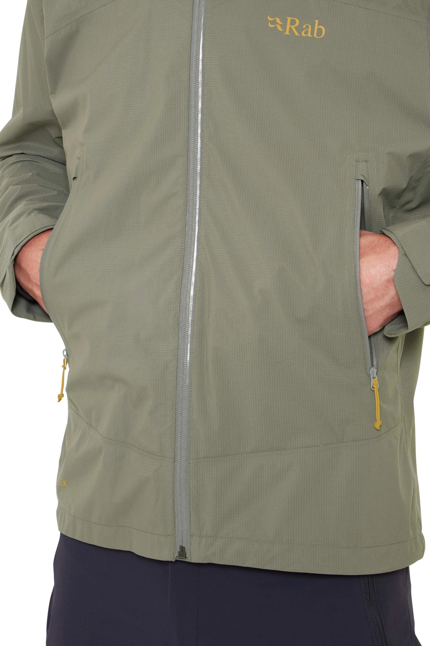 Rab Downpour Light Jacket Light Khaki / XXL
