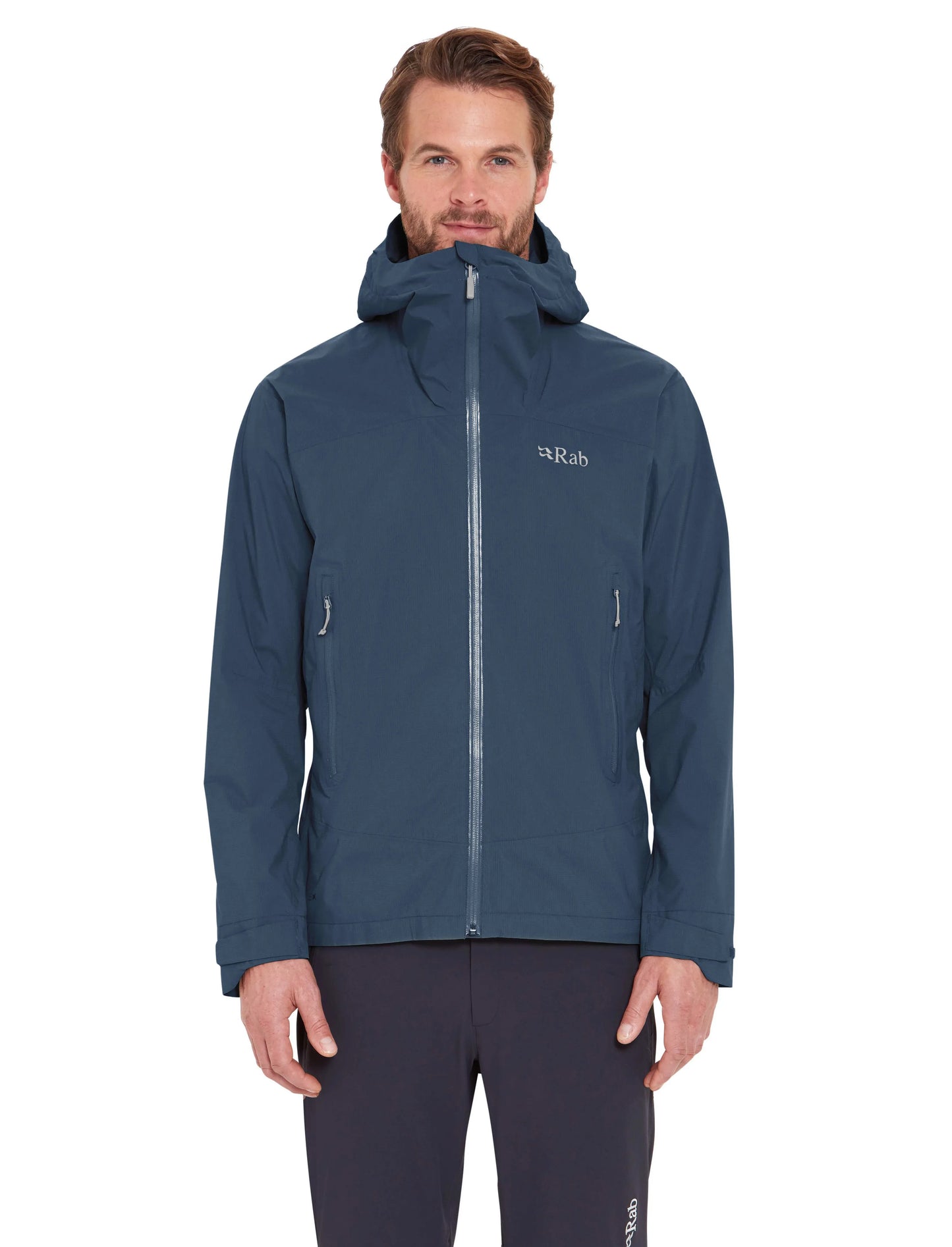 Rab Downpour Light Jacket Tempest Blue / XXL