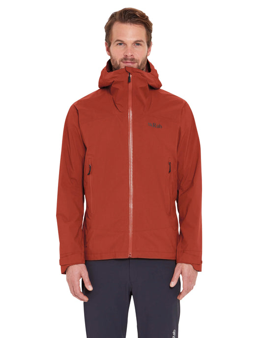 Rab Downpour Light Jacket Tuscan Red / XXL