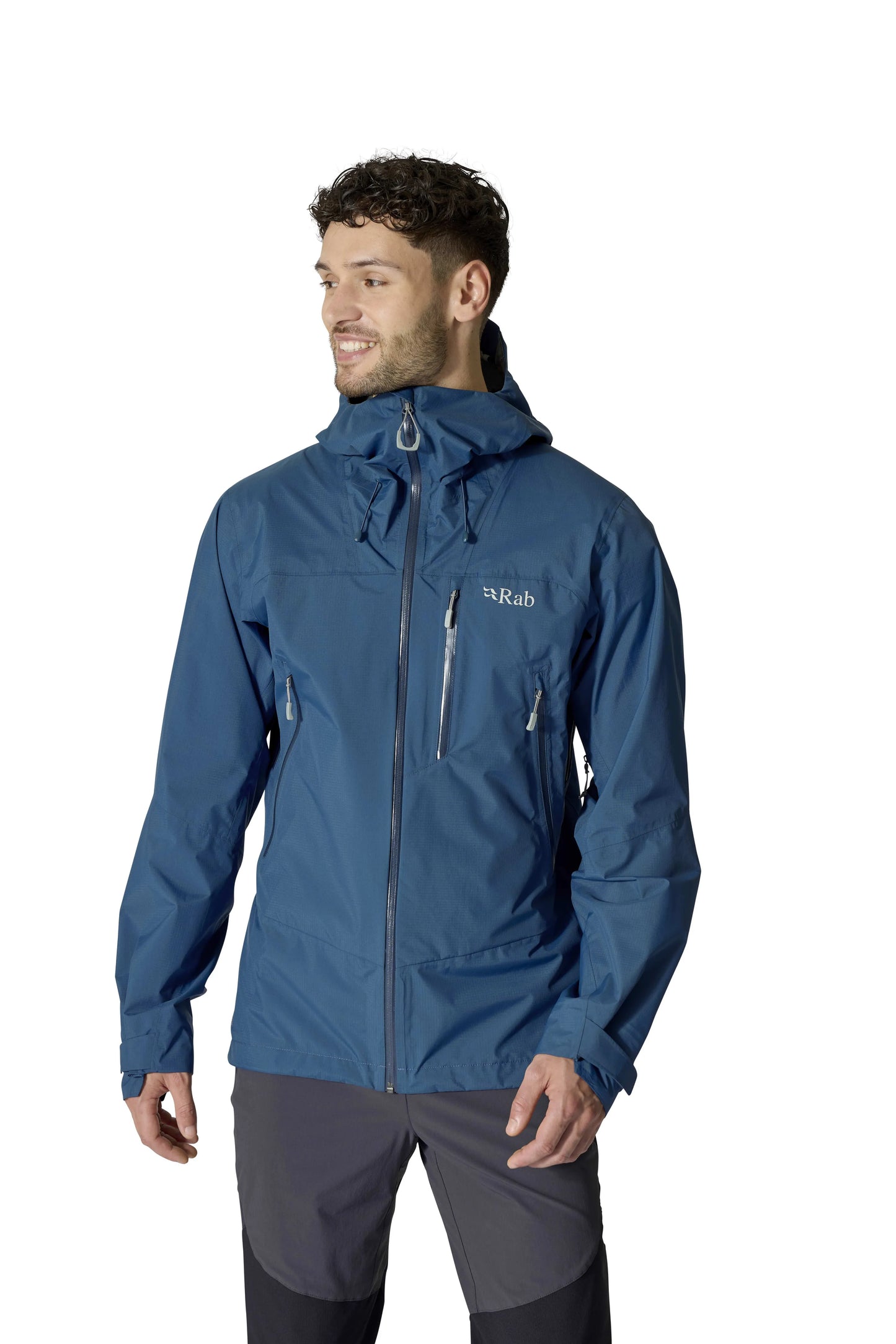 Rab Downpour Mountain Jacket Tempest Blue / XXL