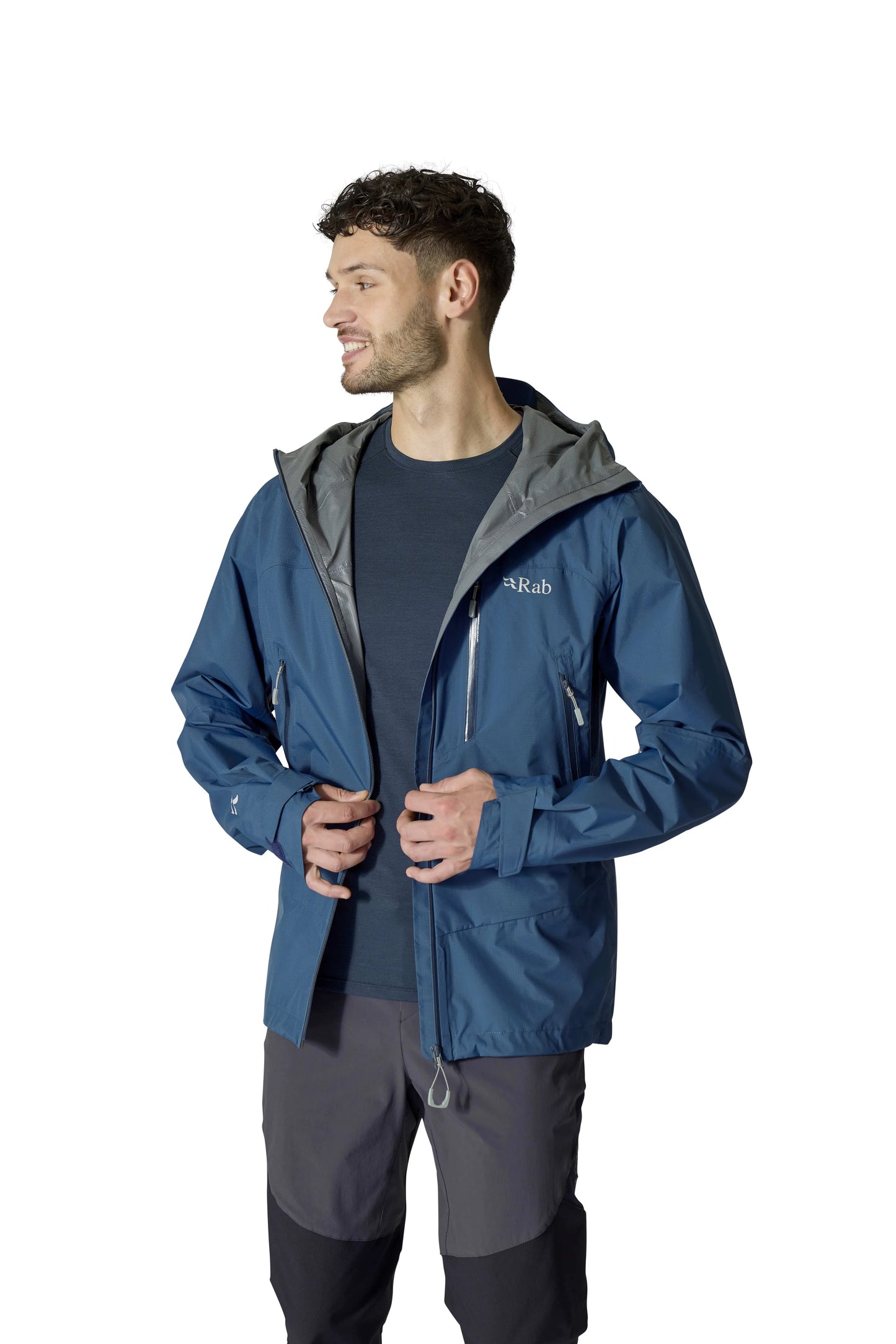 Rab Downpour Mountain Jacket Tempest Blue / XXL
