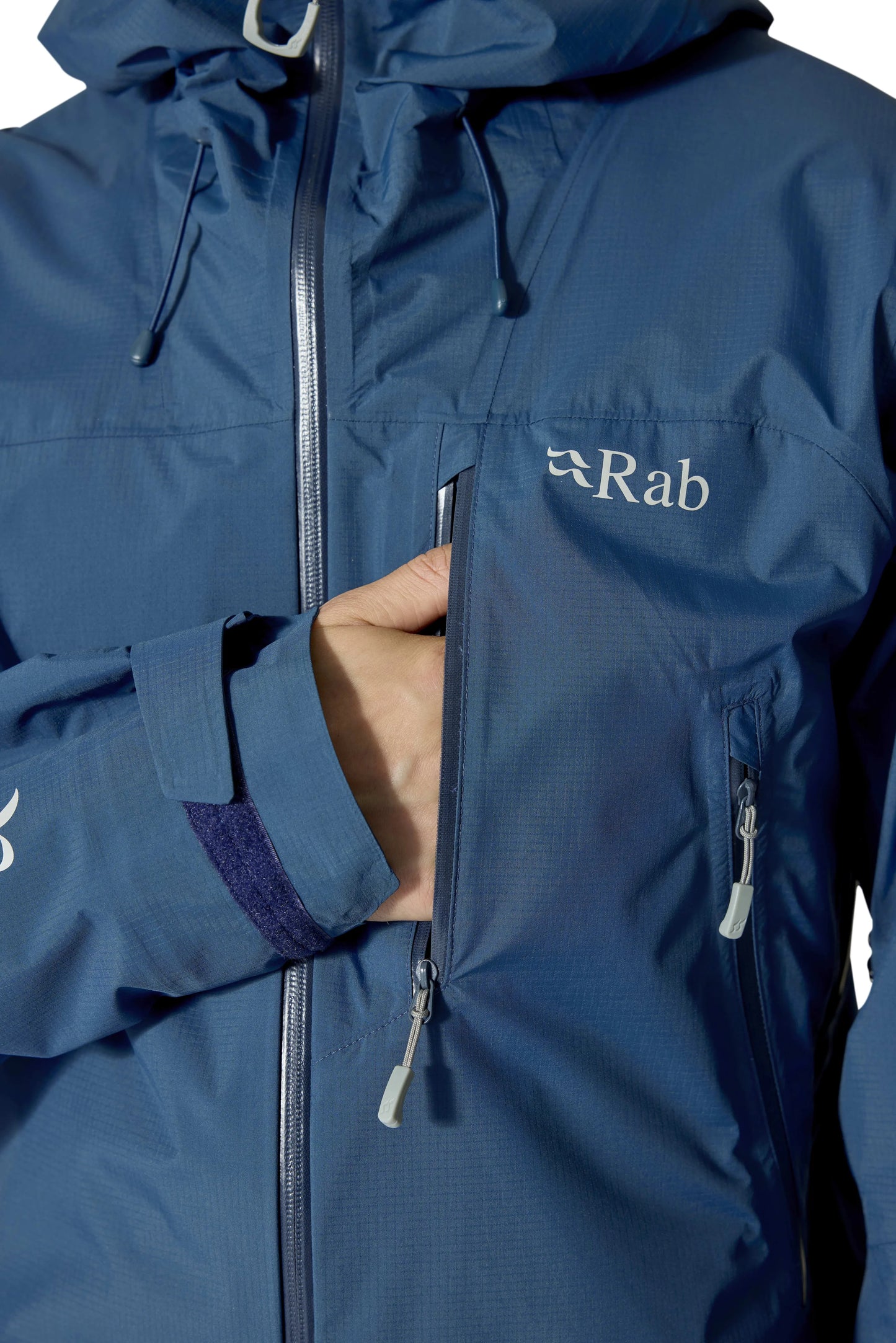 Rab Downpour Mountain Jacket Tempest Blue / XXL