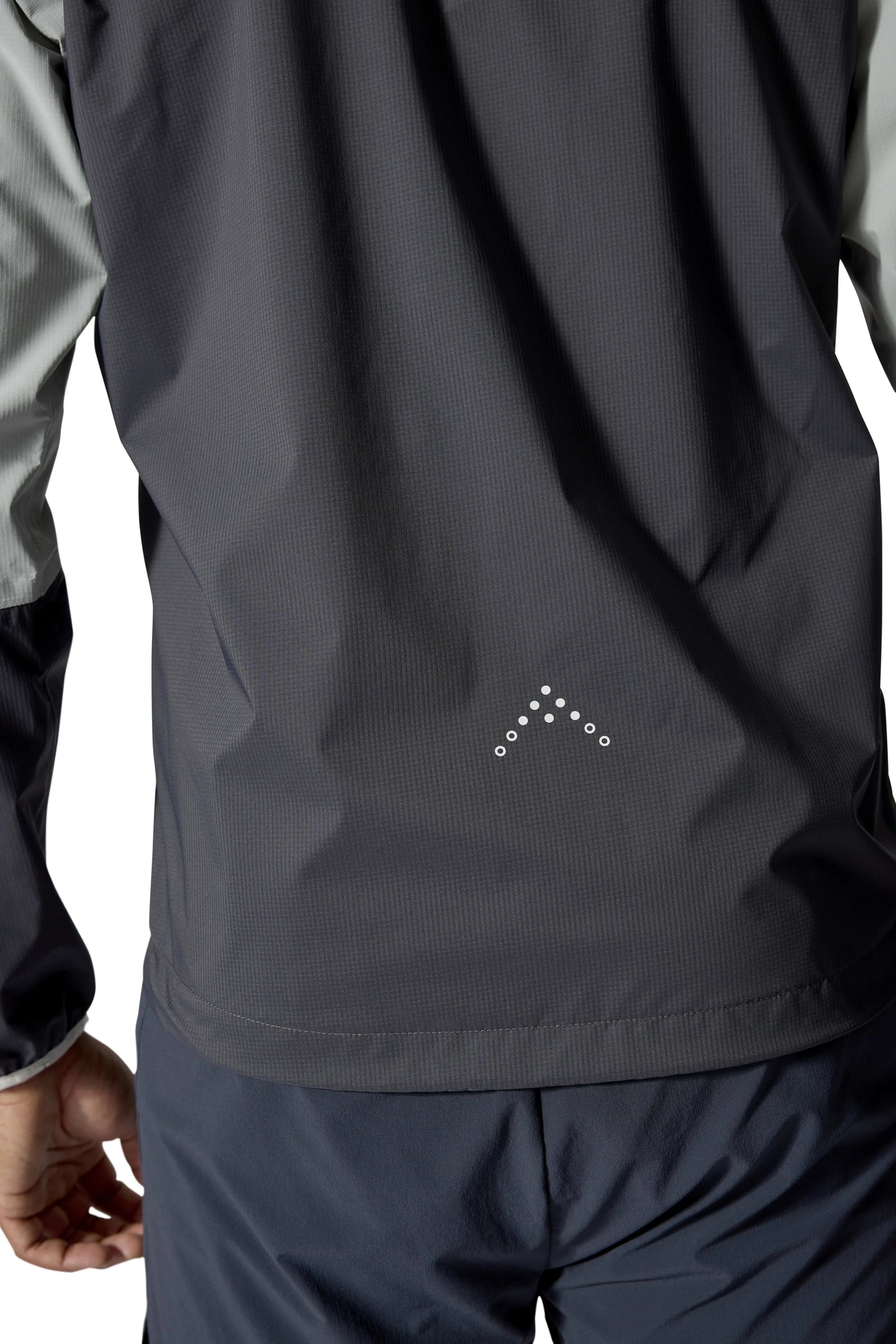Rab Downpour Trail Light Jacket Light Zinc/Anthracite / XXL