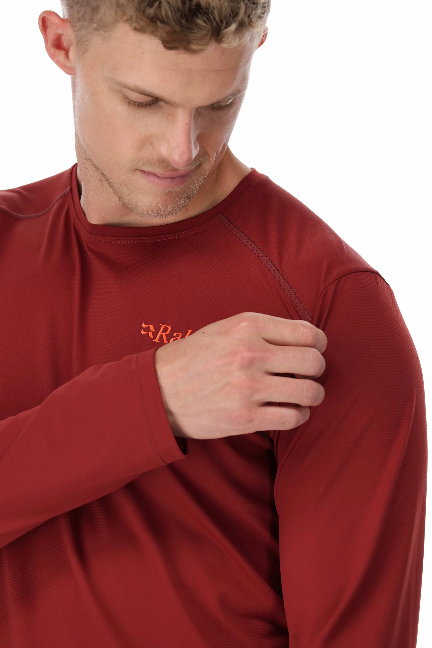 Rab Force LS Tee Oxblood Red / XXL