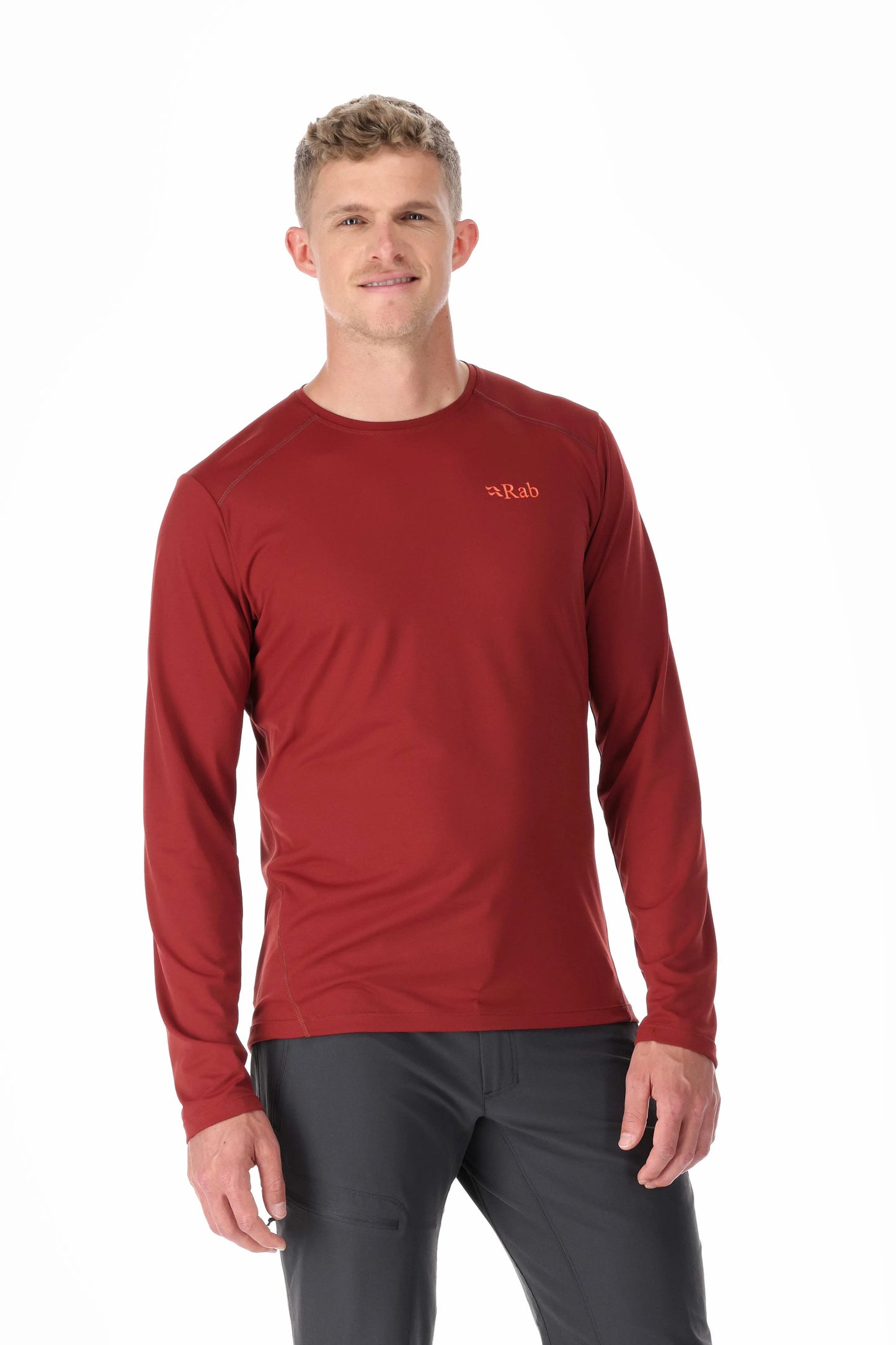Rab Force LS Tee Oxblood Red / XXL