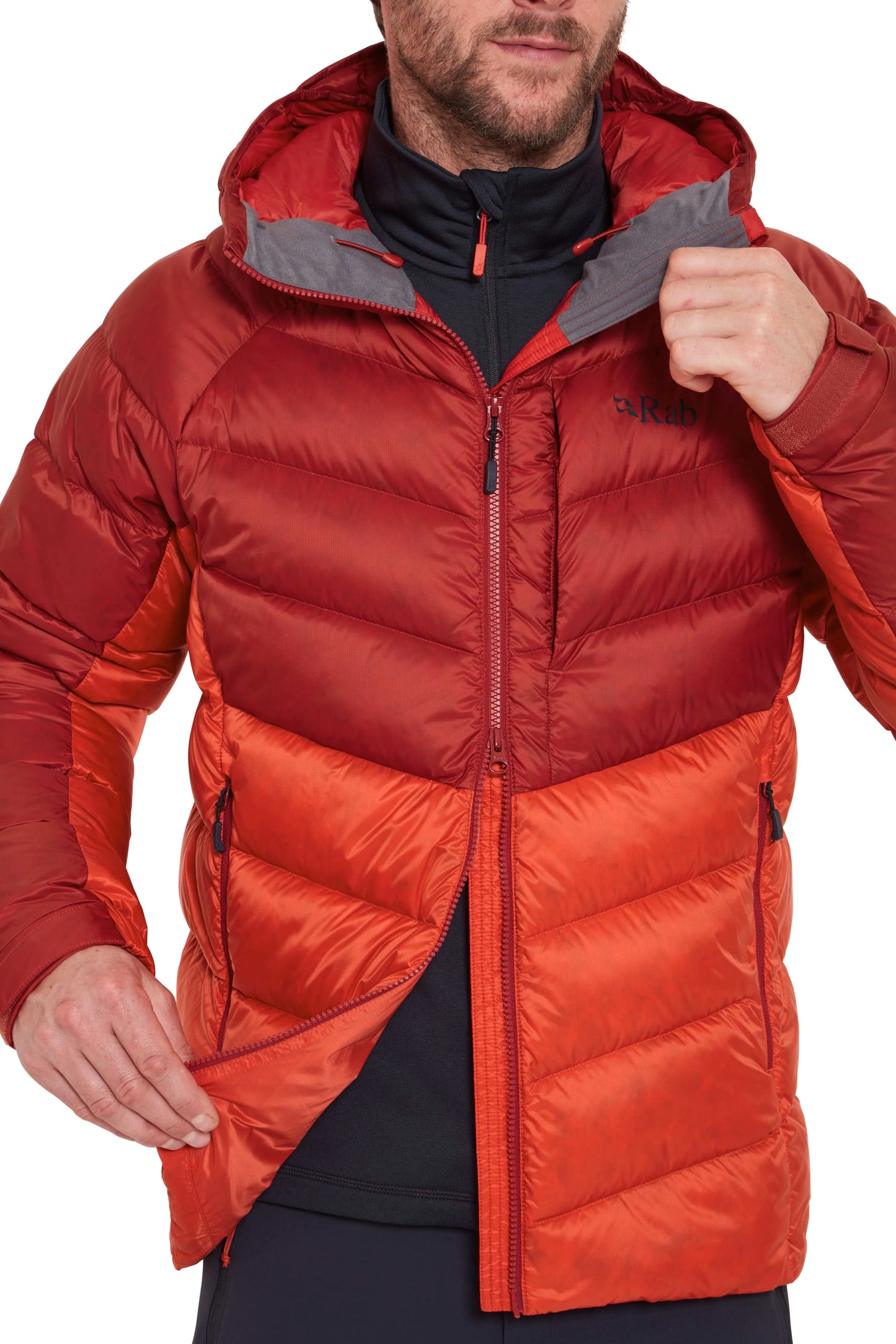 Rab Glaceon Pro Jacket Tuscan Red/Dark Horizon / XXL