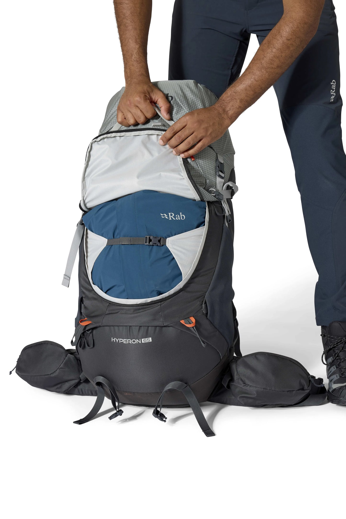 Rab Hyperon 65 Dark Pewter/Anthracite / MLG