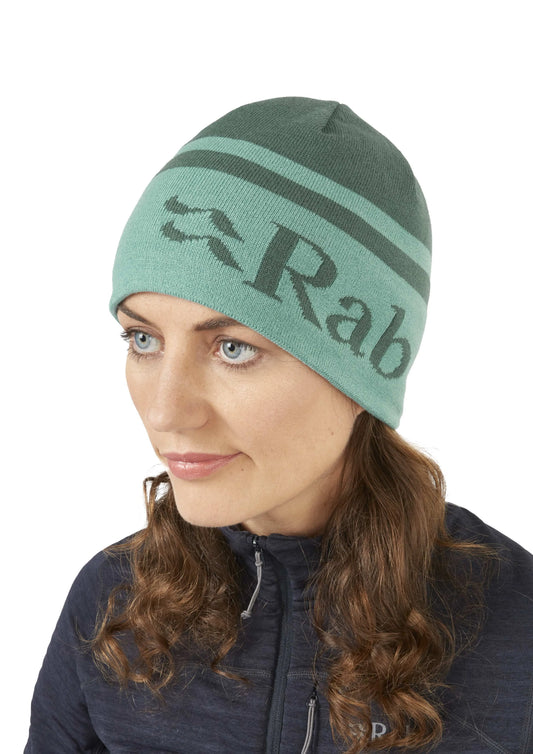 Rab Logo Band Beanie Green Slate/Glacier Blue / ONE