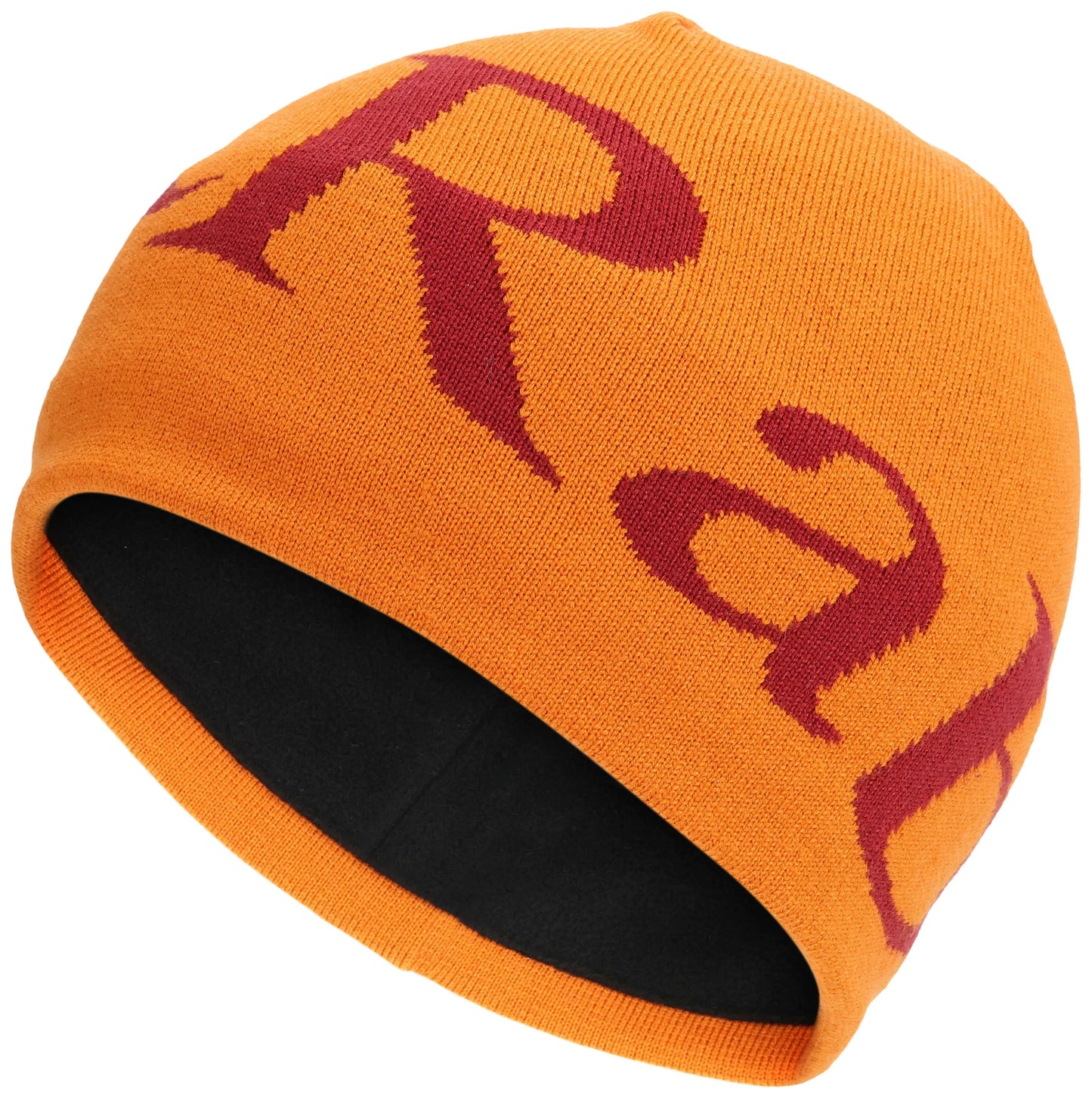Rab Logo Beanie Marmalade/Oxblood Red / ONE