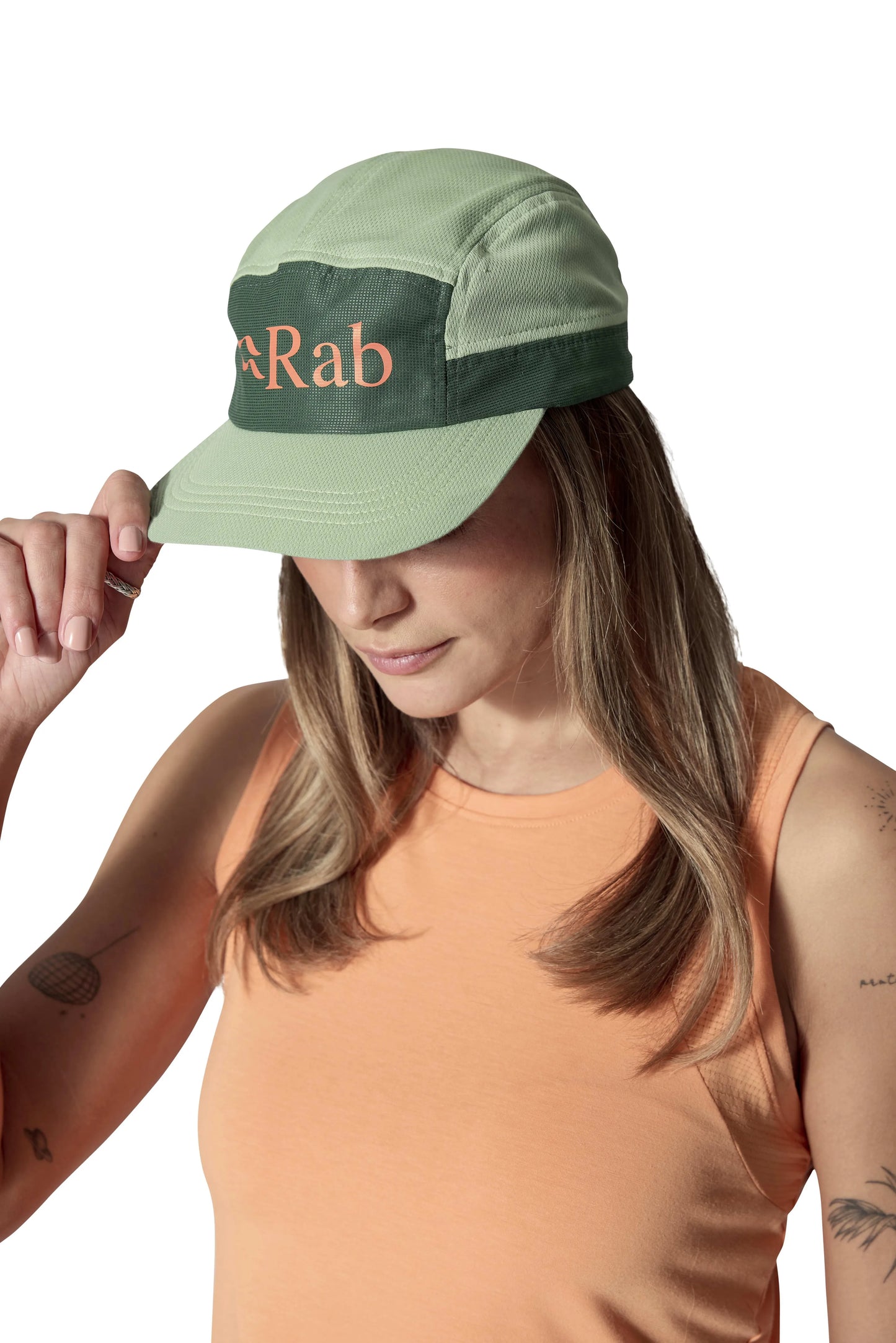 Rab Momentum 5 Panel Cap Fig Green/Sage / ONE