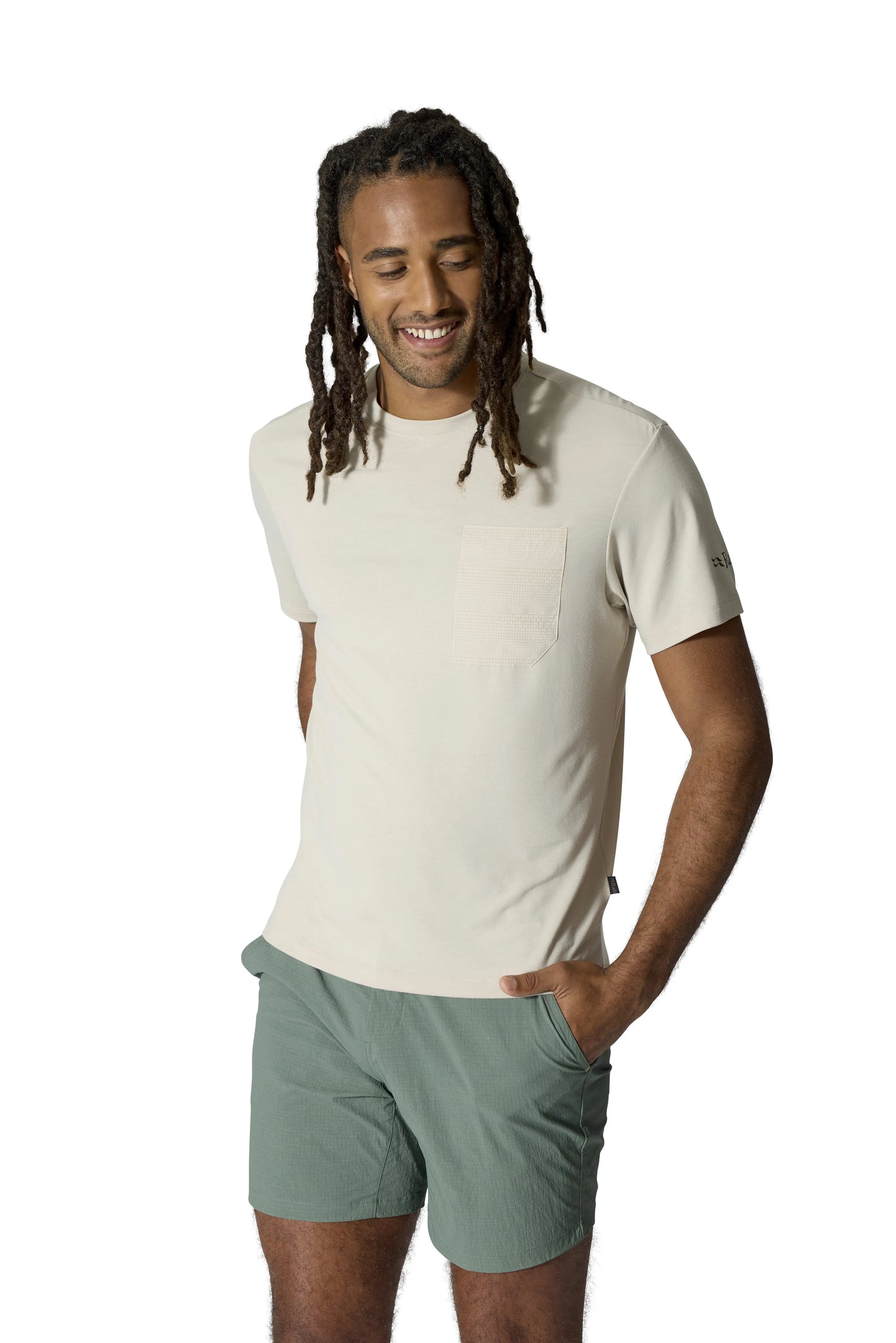 Rab Rivelin Pocket Tee Pebble / XXL