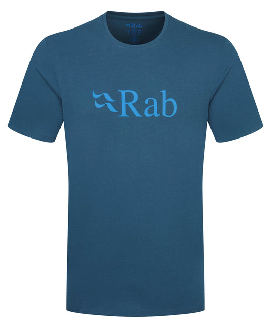 Rab Stance Logo Tee Tempest Blue / XXL