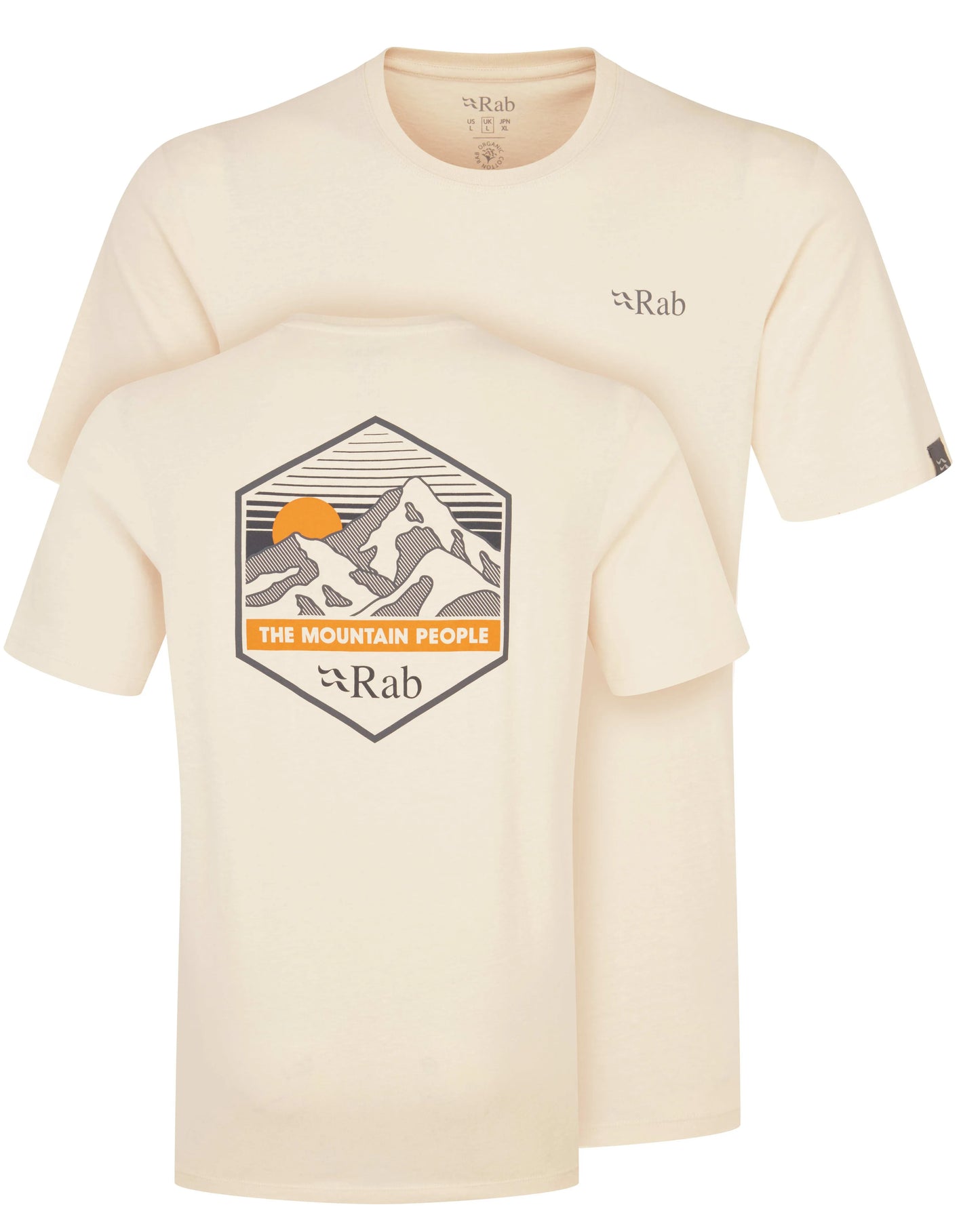 Rab Stance Mountain Peak Tee Ecru / XXL